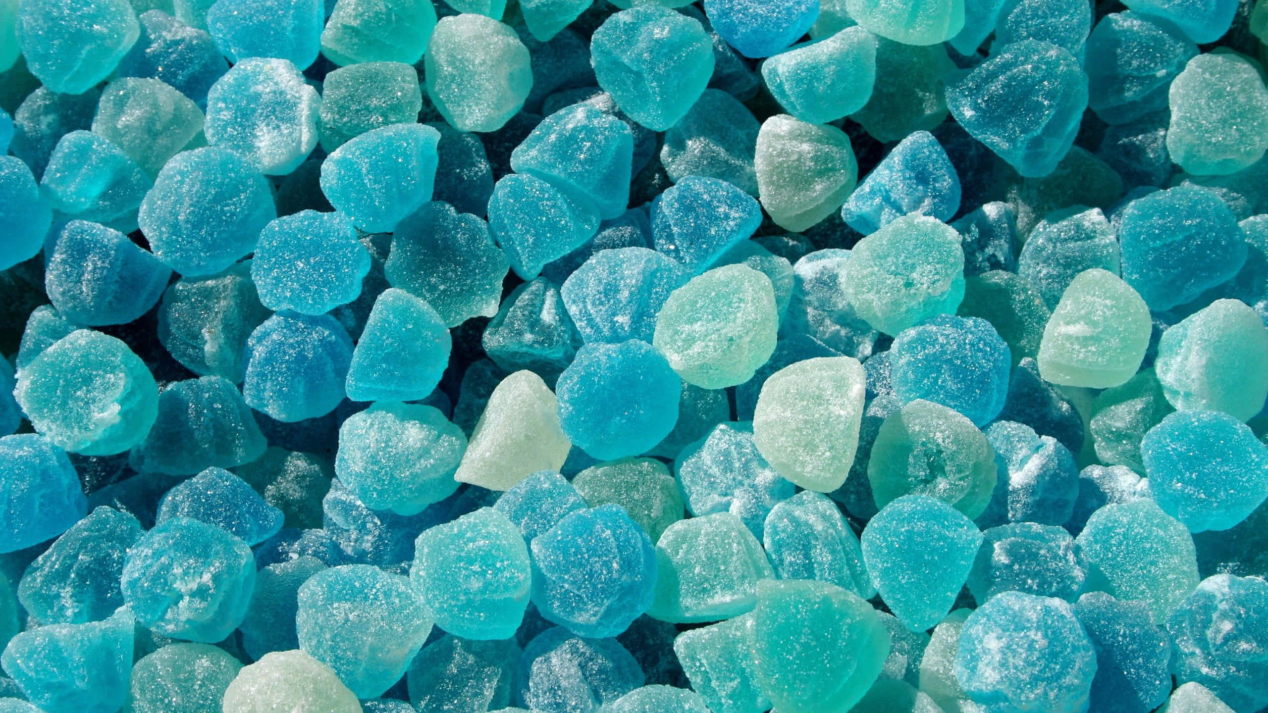 Cyan Æstetiske Småsten Wallpapers