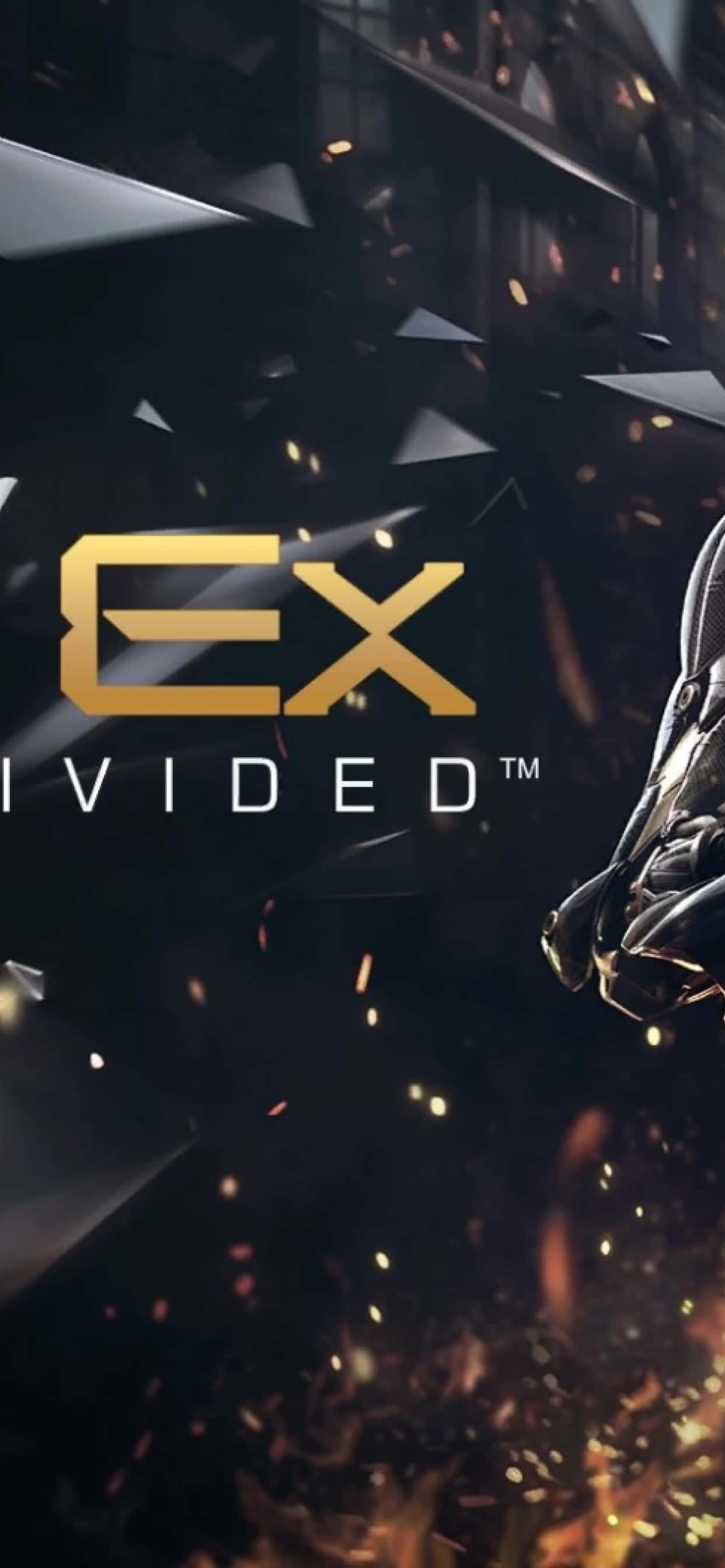 Cyberpunk-verdenen i Android Deus Ex: Mankind Divided Wallpapers