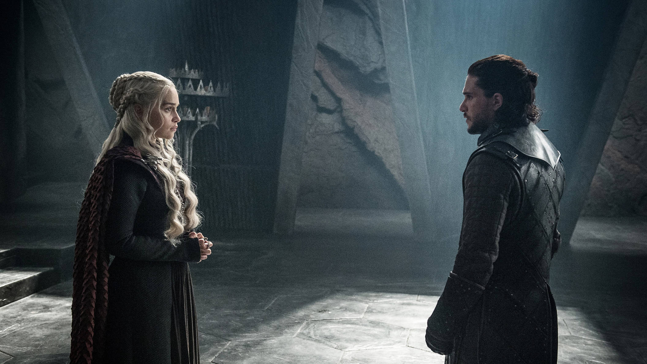 Daenerys stirrer på Jon Snow Game of Thrones Wallpapers