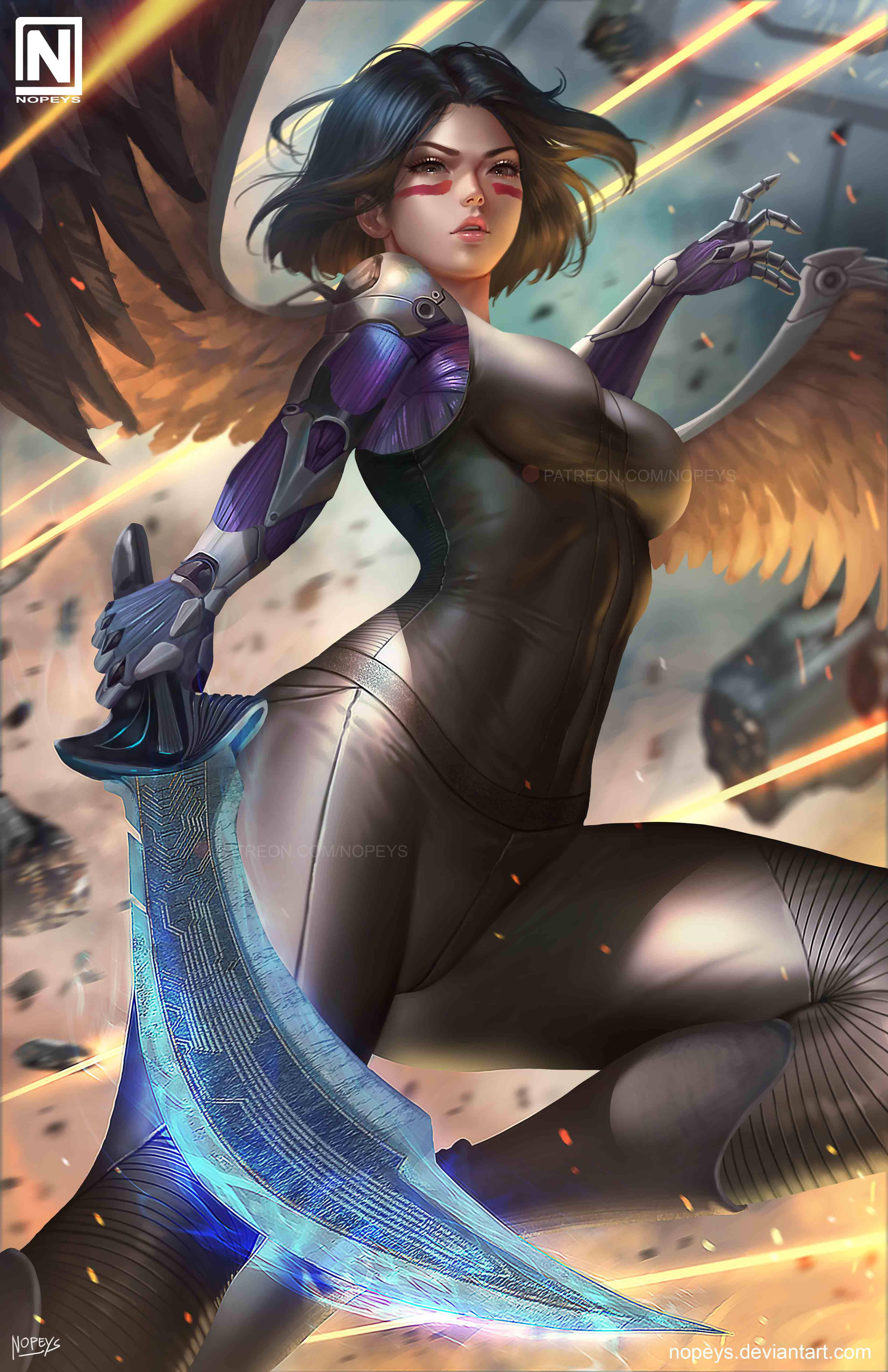 Damascus Blade Alita: Battle Angel Wallpapers