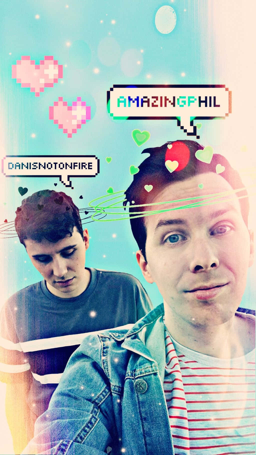 Dan og Phil, bedste venner og YouTube-sensationer Wallpapers