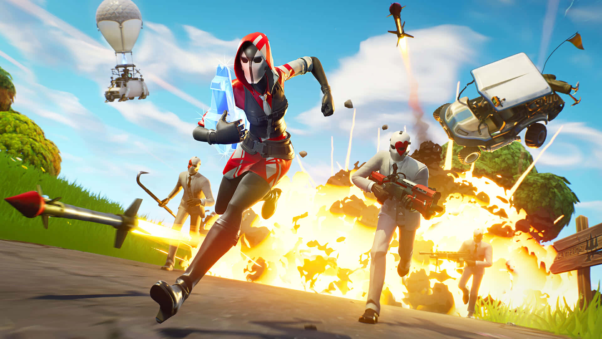 Dans dine bekymringer væk med Fortnite! Wallpapers