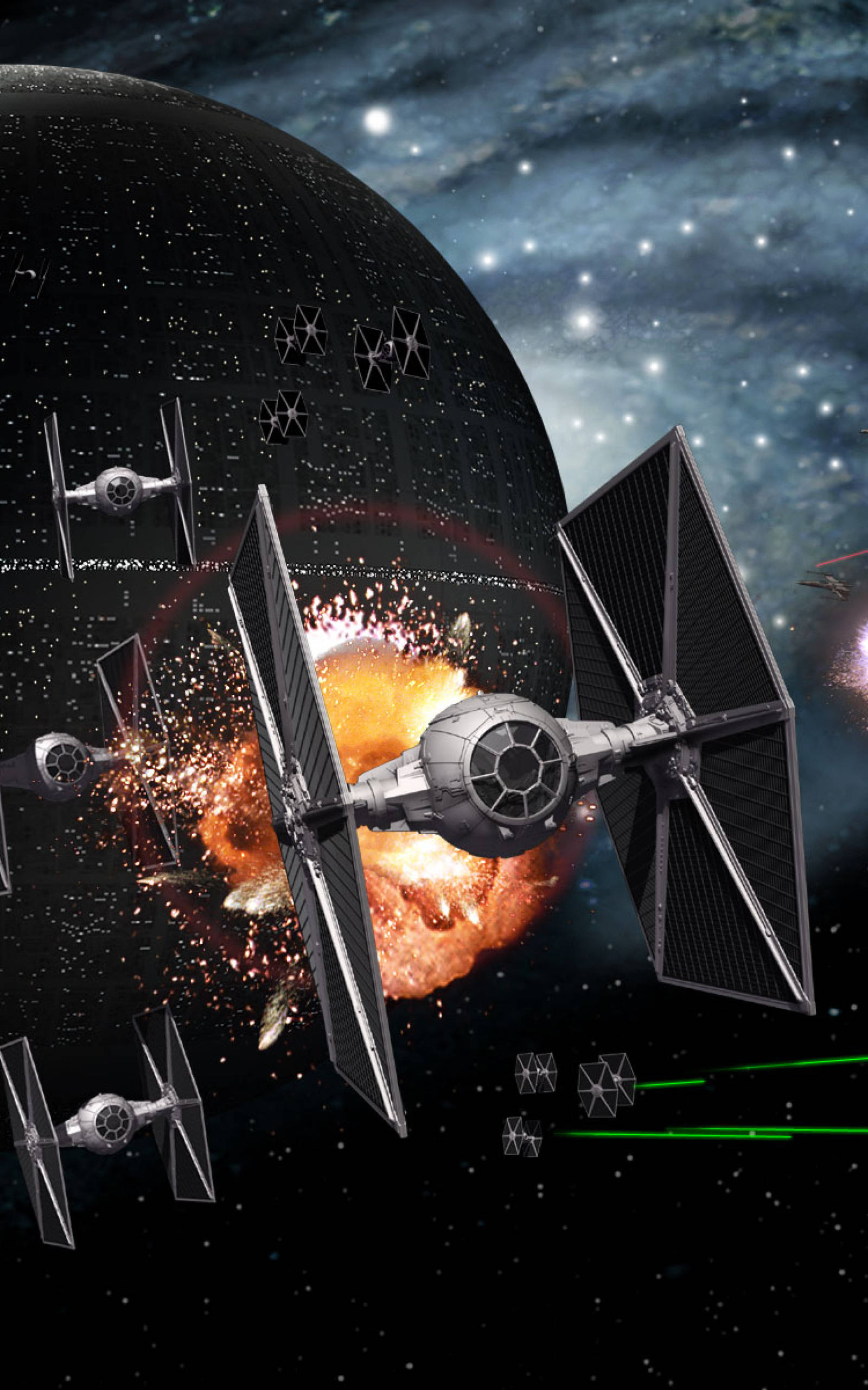 Dødsstjernen Fra Star Wars Tablet Wallpapers
