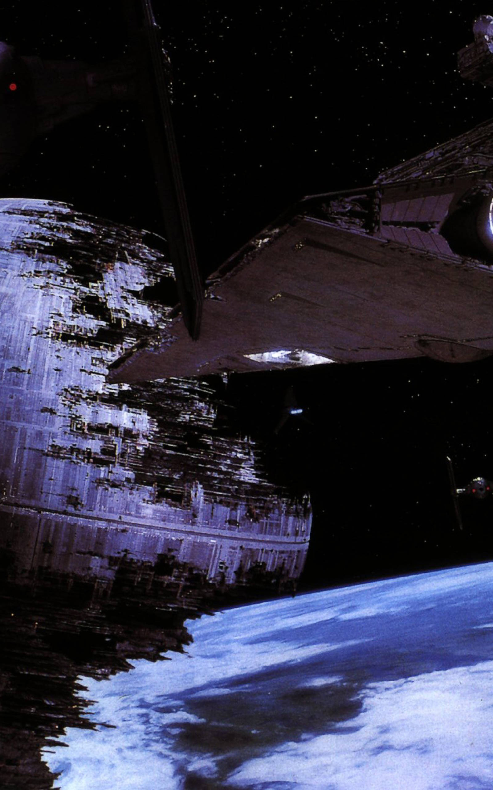 Dødsstjernen I Rummet Star Wars Tablet Wallpapers