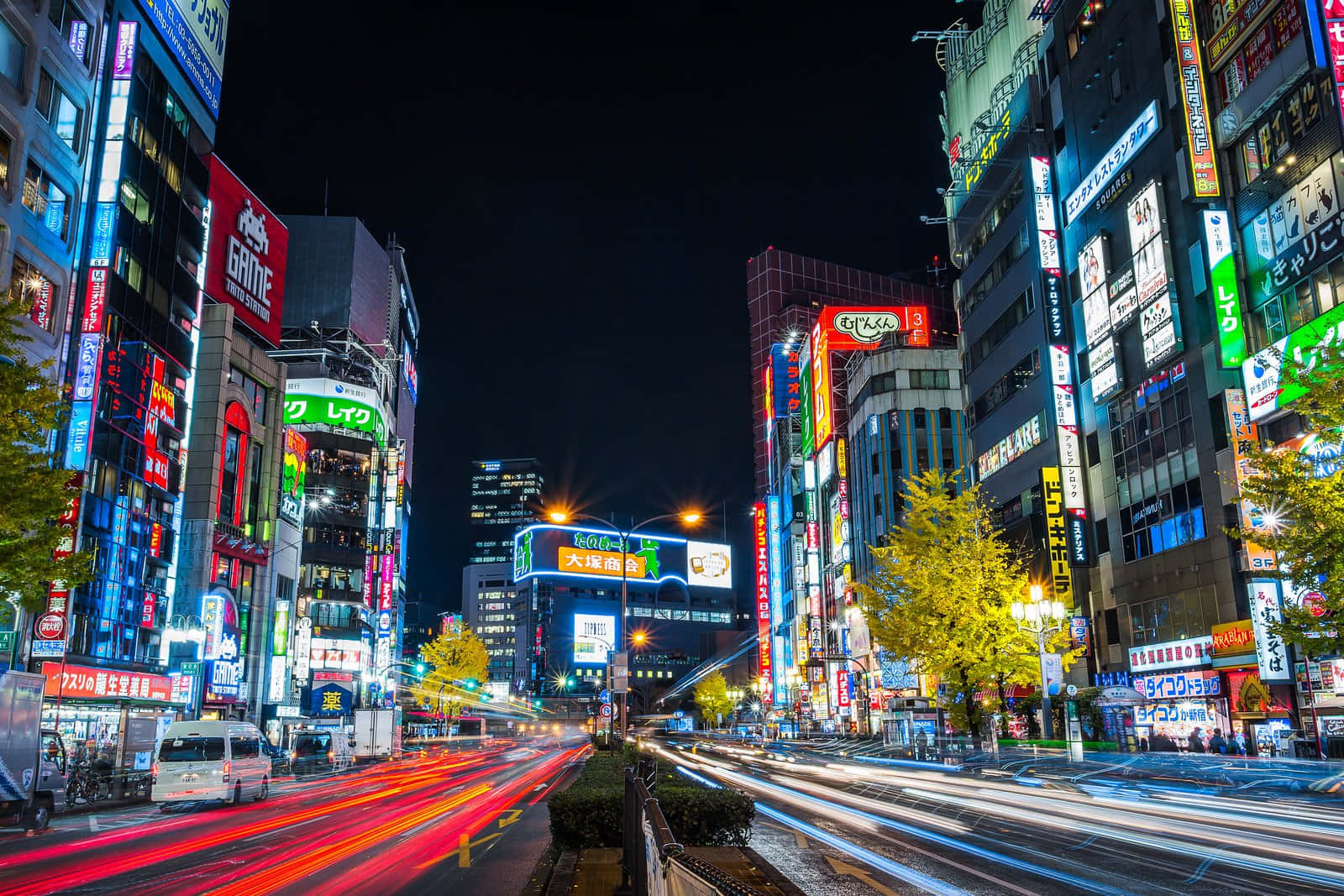 De livlige bylys i Tokyo Wallpapers