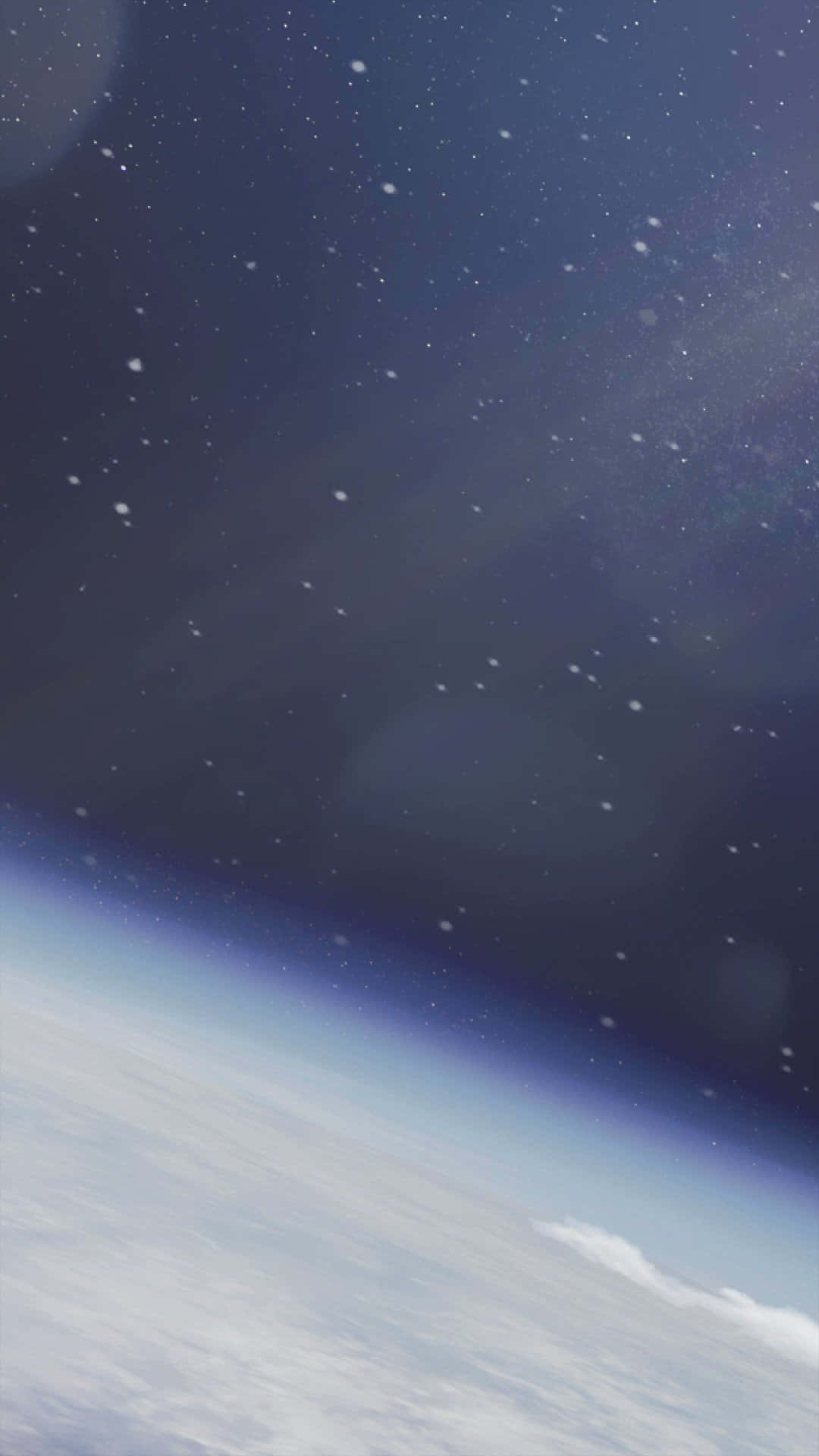 De smukke stjerner på nattehimlen, reflekteret af det kraftfulde helglasdesign på iPhone Xr Space. Wallpapers