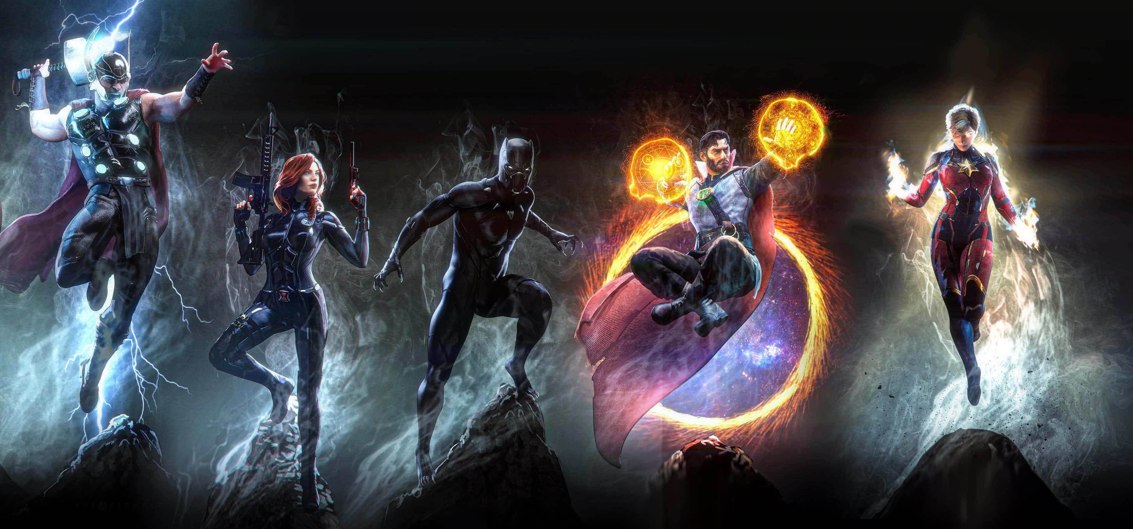 De Uovervindelige Avengers Wallpapers