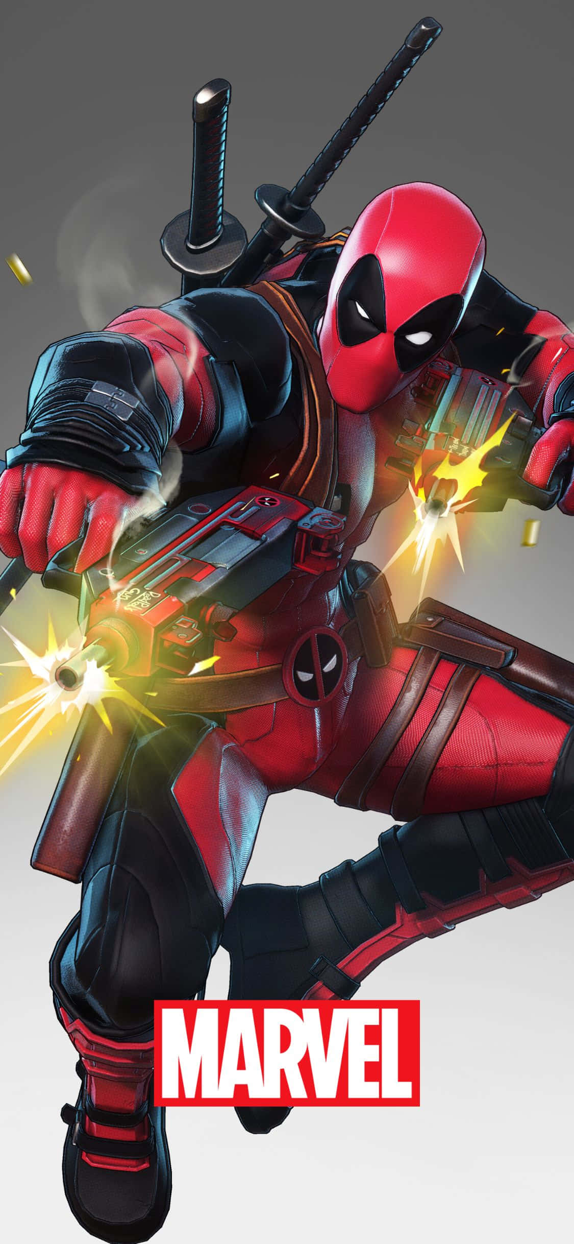 Deadpool iPhone XS Marvel-baggrund Wallpapers