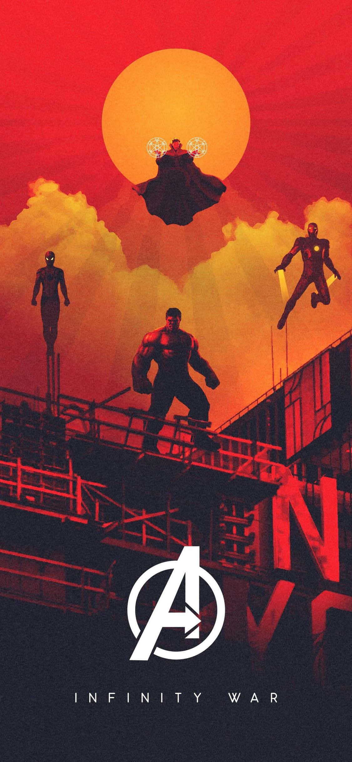 Deltag i kampen og træd ind i Marvel's Avengers verden med iPhone Xs. Wallpapers