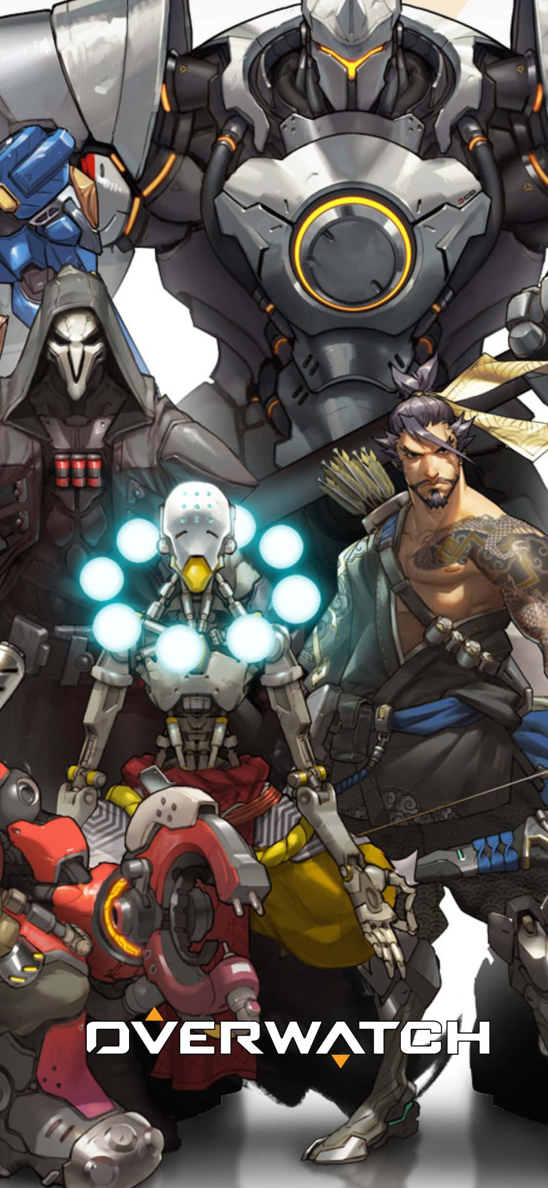Deltag i kampen med iPhone X Overwatch Wallpapers