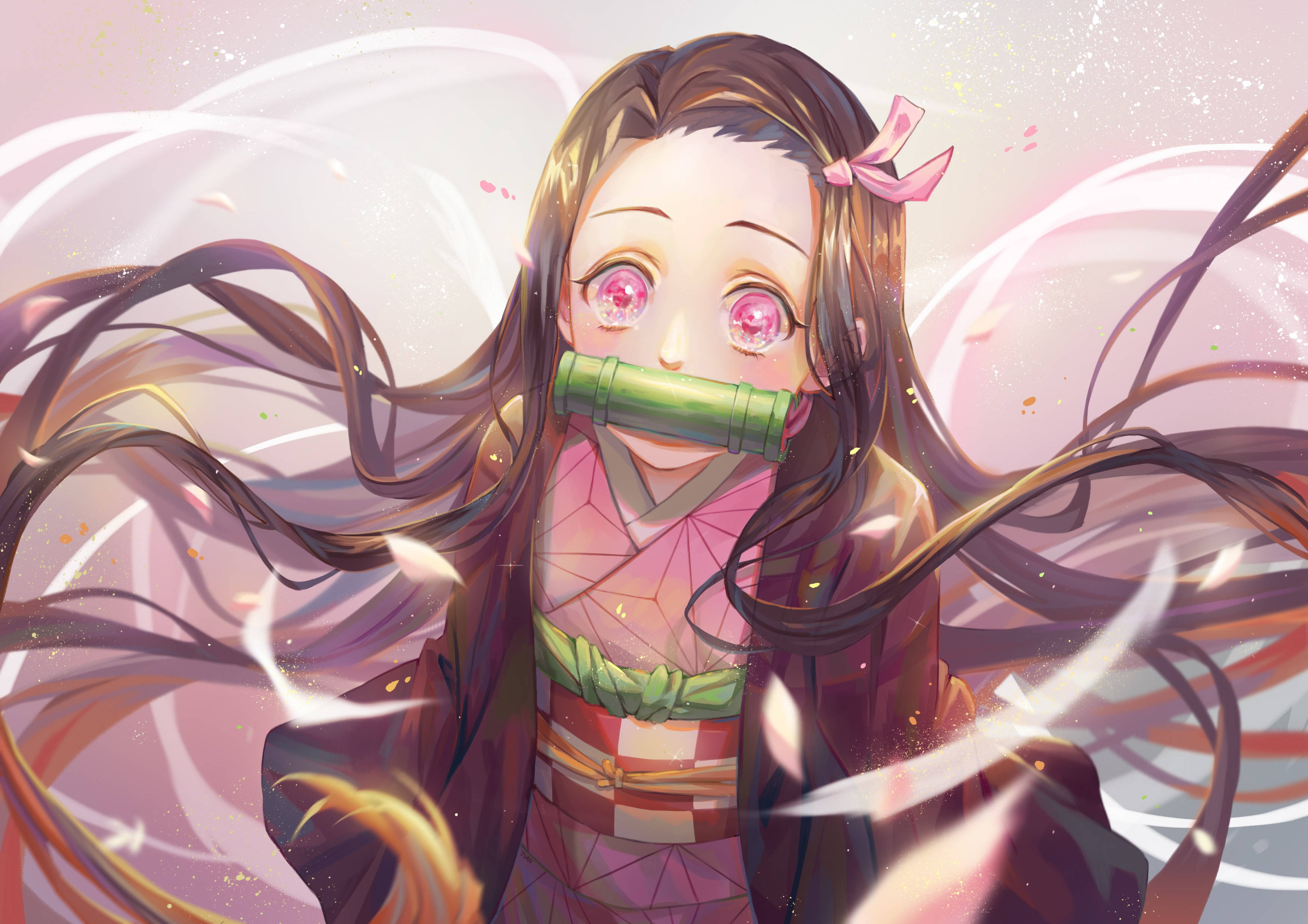 Demon Slayer 4K Nezuko Sød Wallpapers