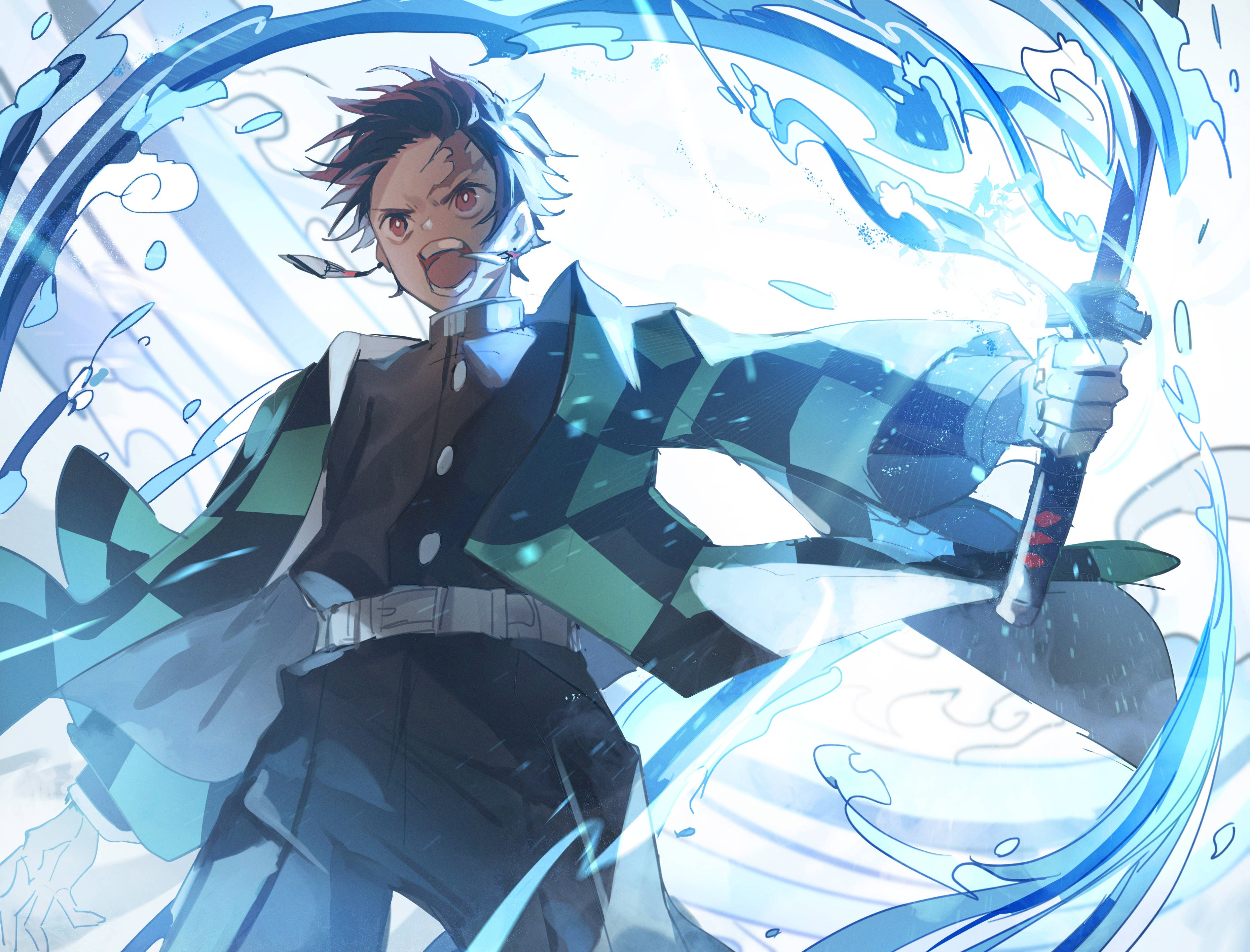 Demon Slayer 4K Tanjiro Vand Wallpapers