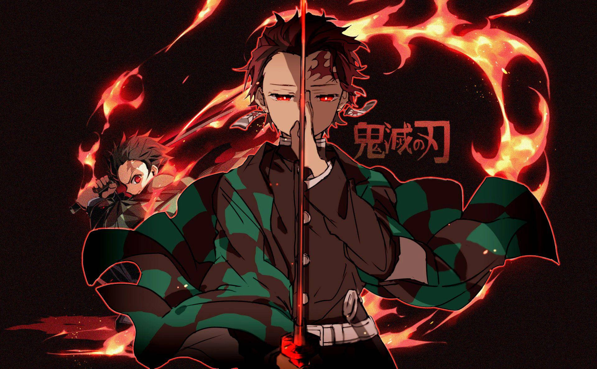 Demon Slayer Tanjiro Klarblå Himmel Wallpapers