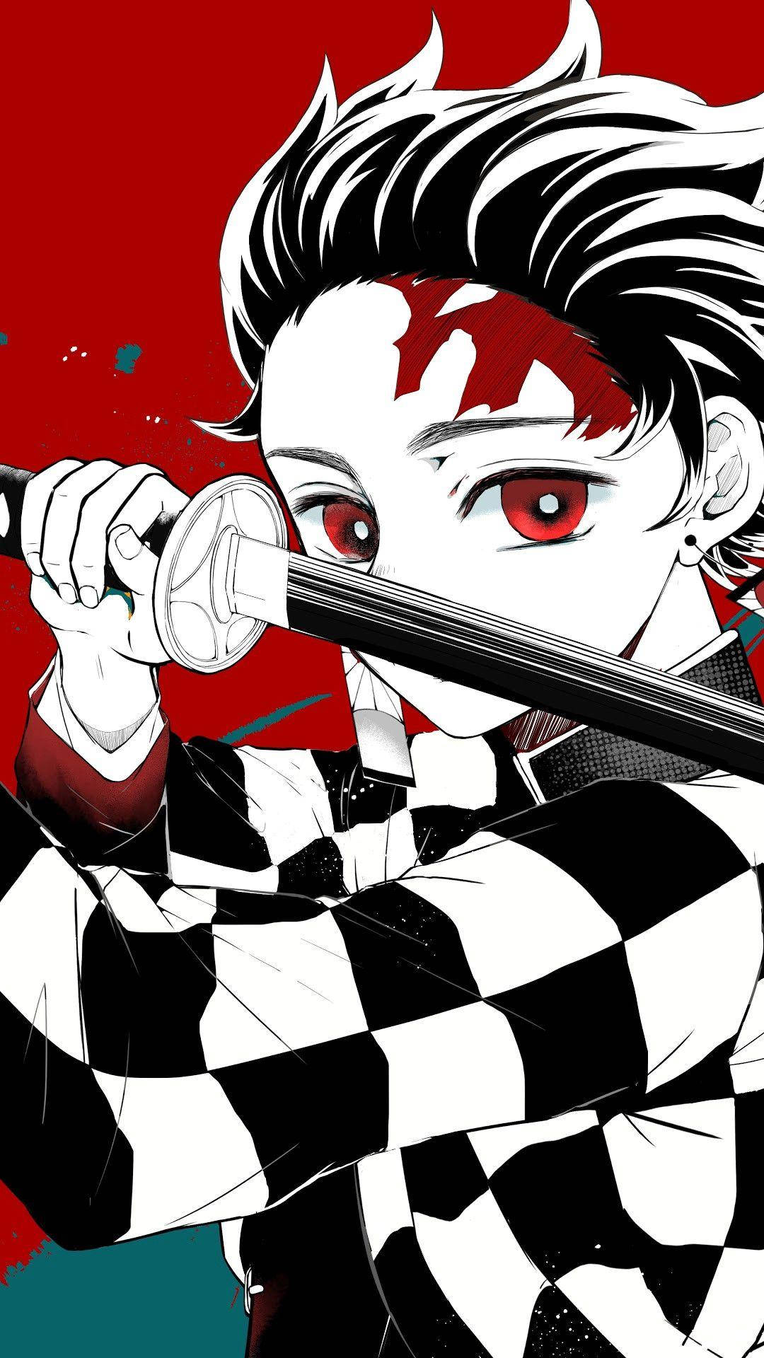 Demon Slayer Telefonillustration Tanjiro Wallpapers