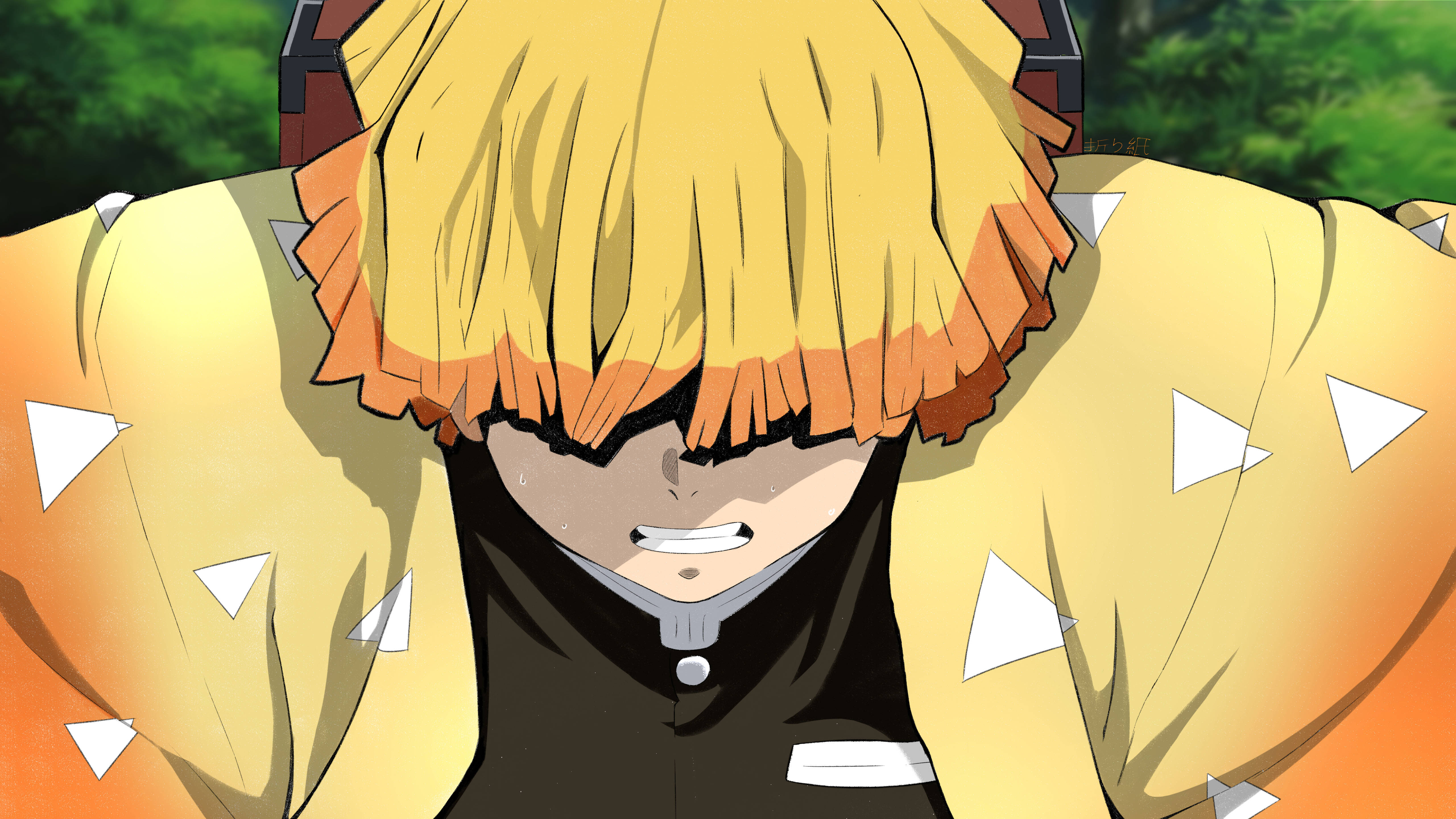 Demon Slayer Vred Zenitsu Wallpapers