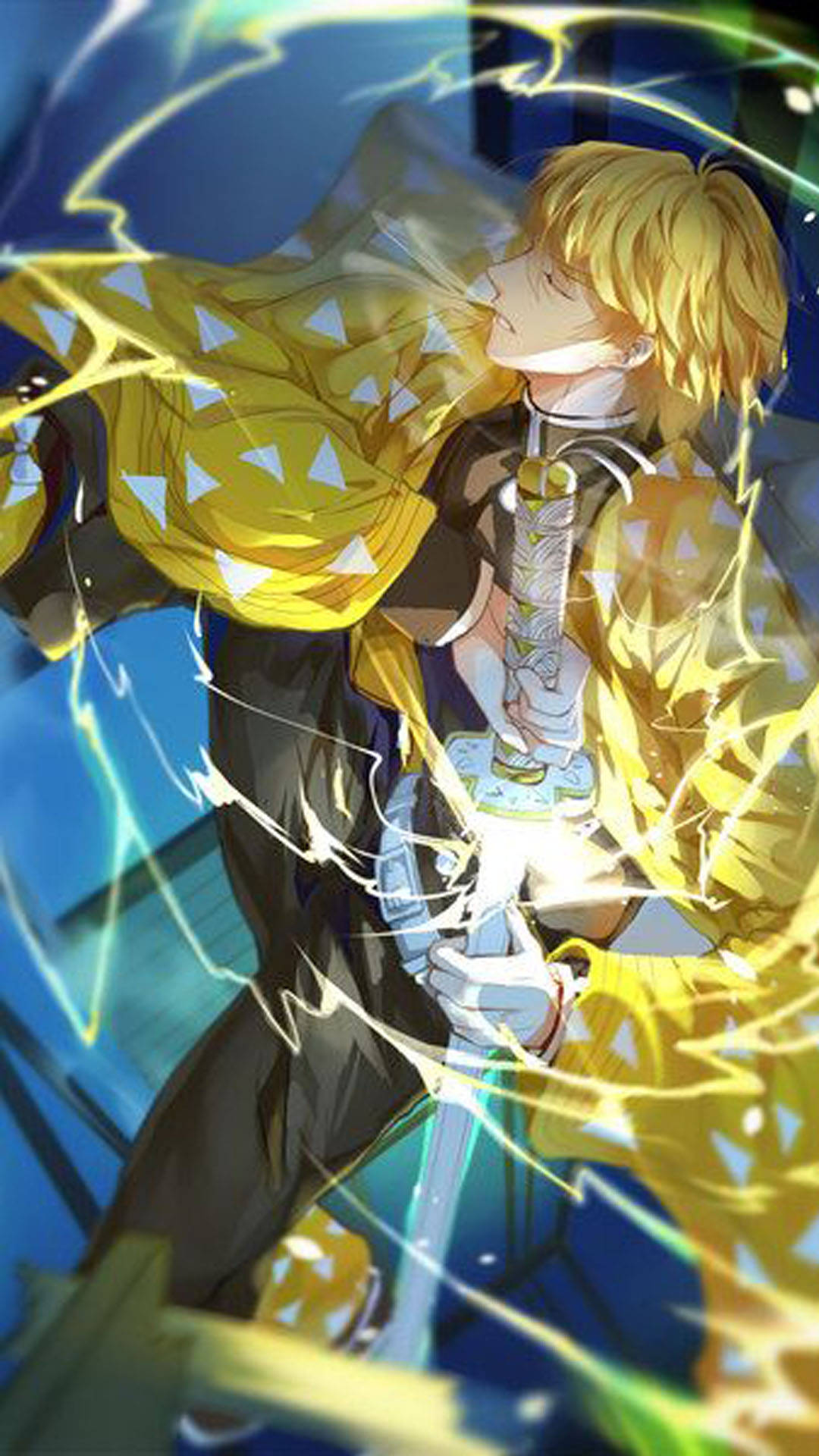 Demon Slayer Zenitsu Sværdhvirvel Wallpapers