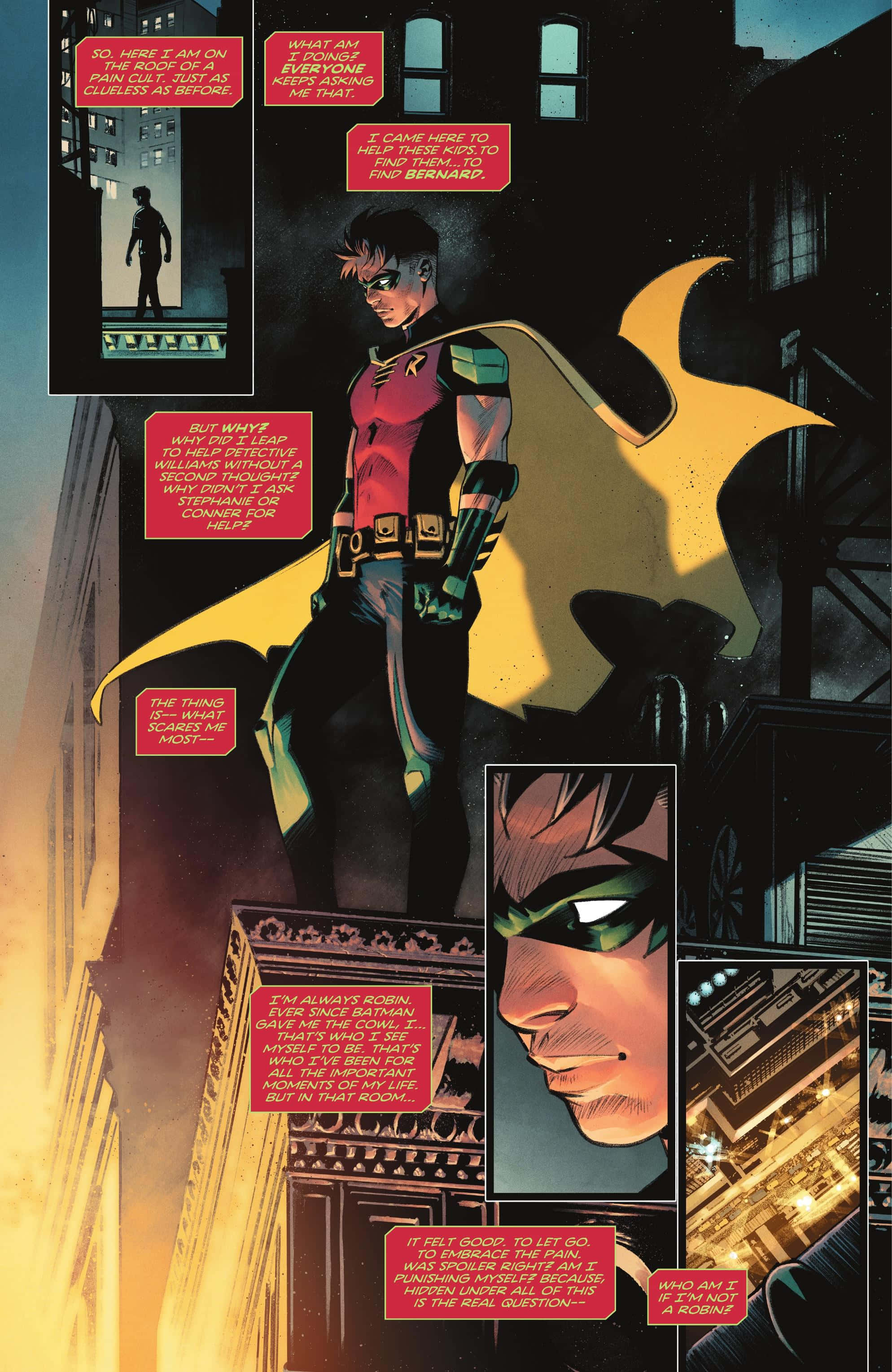 Den dynamiske Tim Drake i aktion Wallpapers
