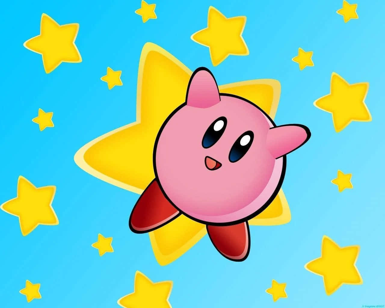 Den elskelige Kirby er klar til at være din yndlingsmedhjælper på dit næste eventyr. Wallpapers