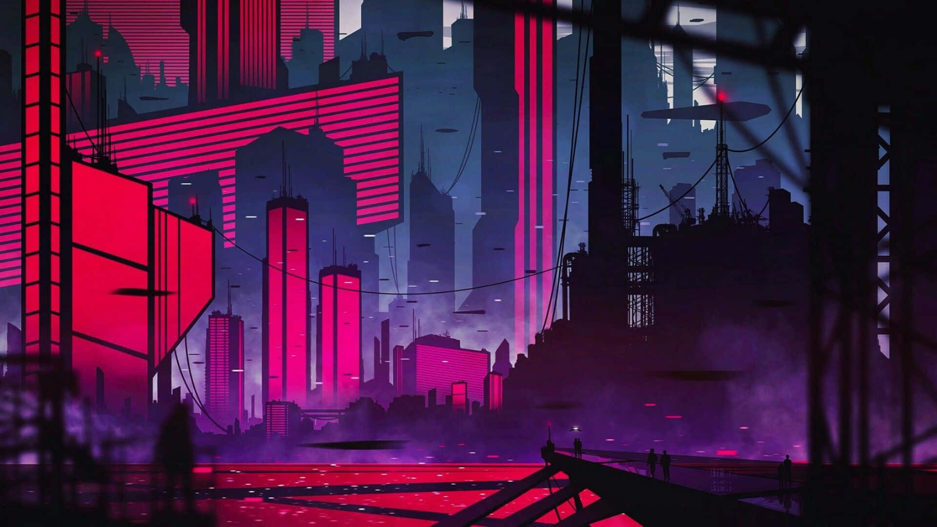 Den endeløse neonby Wallpapers