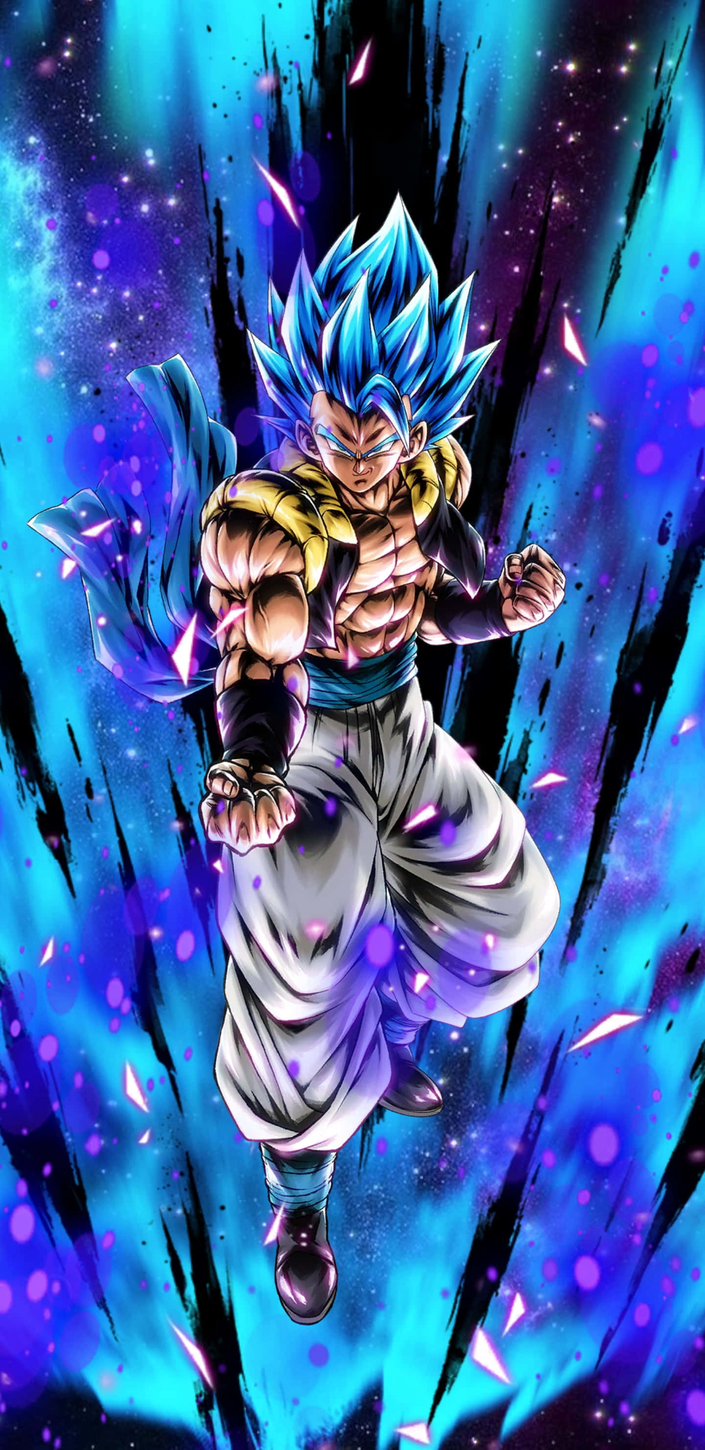 Den Legendariske Super Saiyan Goku Viser Sin Styrke i Dragon Ball Z Wallpapers