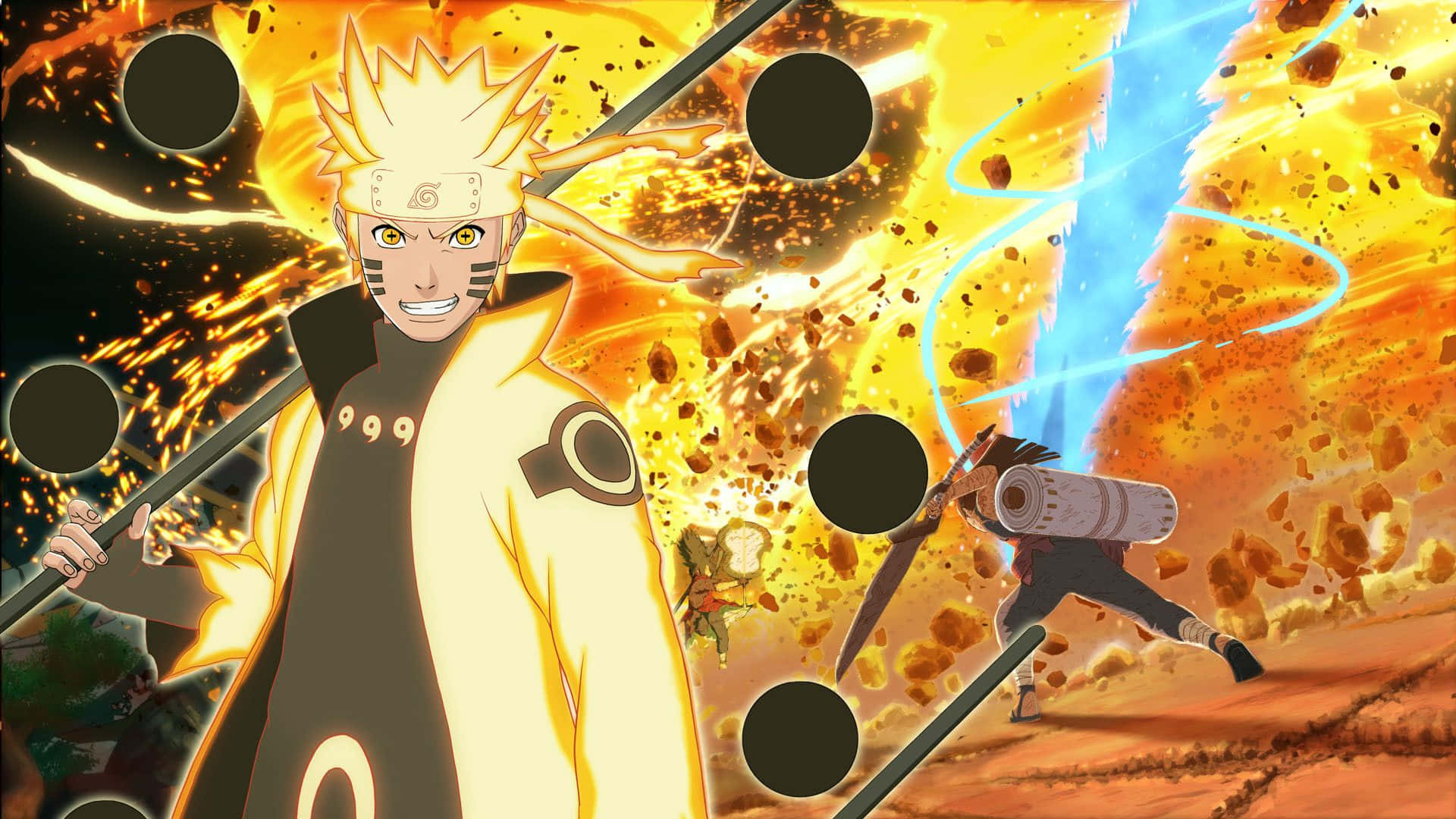 Den legendariske trio, Naruto, Sakura & Sasuke i Naruto Shippuden Wallpapers