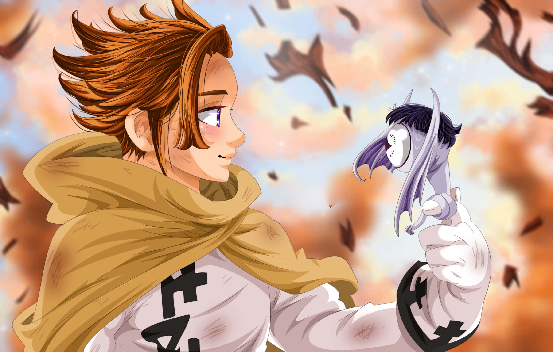 Den mægtige Arthur Pendragon fra Seven Deadly Sins Wallpapers