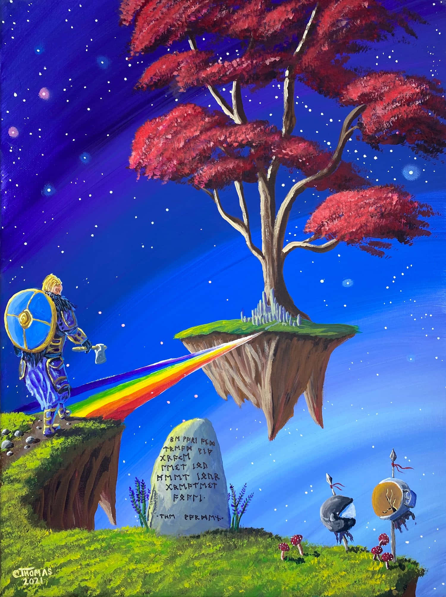 Den mystiske Bifrost-bro fra nordisk mytologi Wallpapers