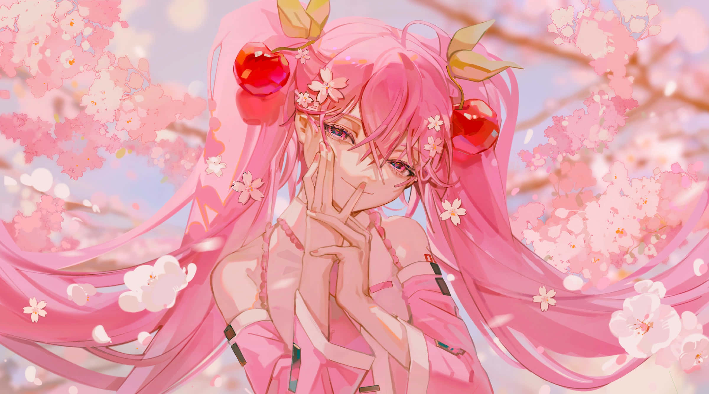 Den mystiske kirsebærblomstgudinde, Sakura Miku Wallpapers
