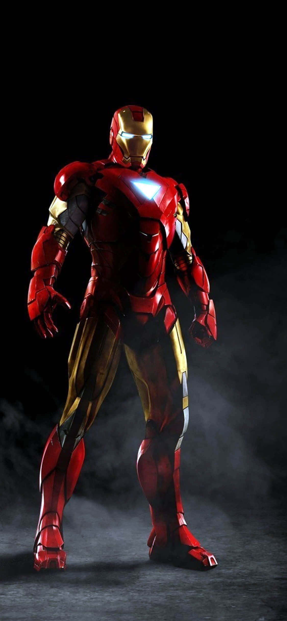 Den perfekte kombination af stil og funktion - Iron Man iPhone X Wallpapers