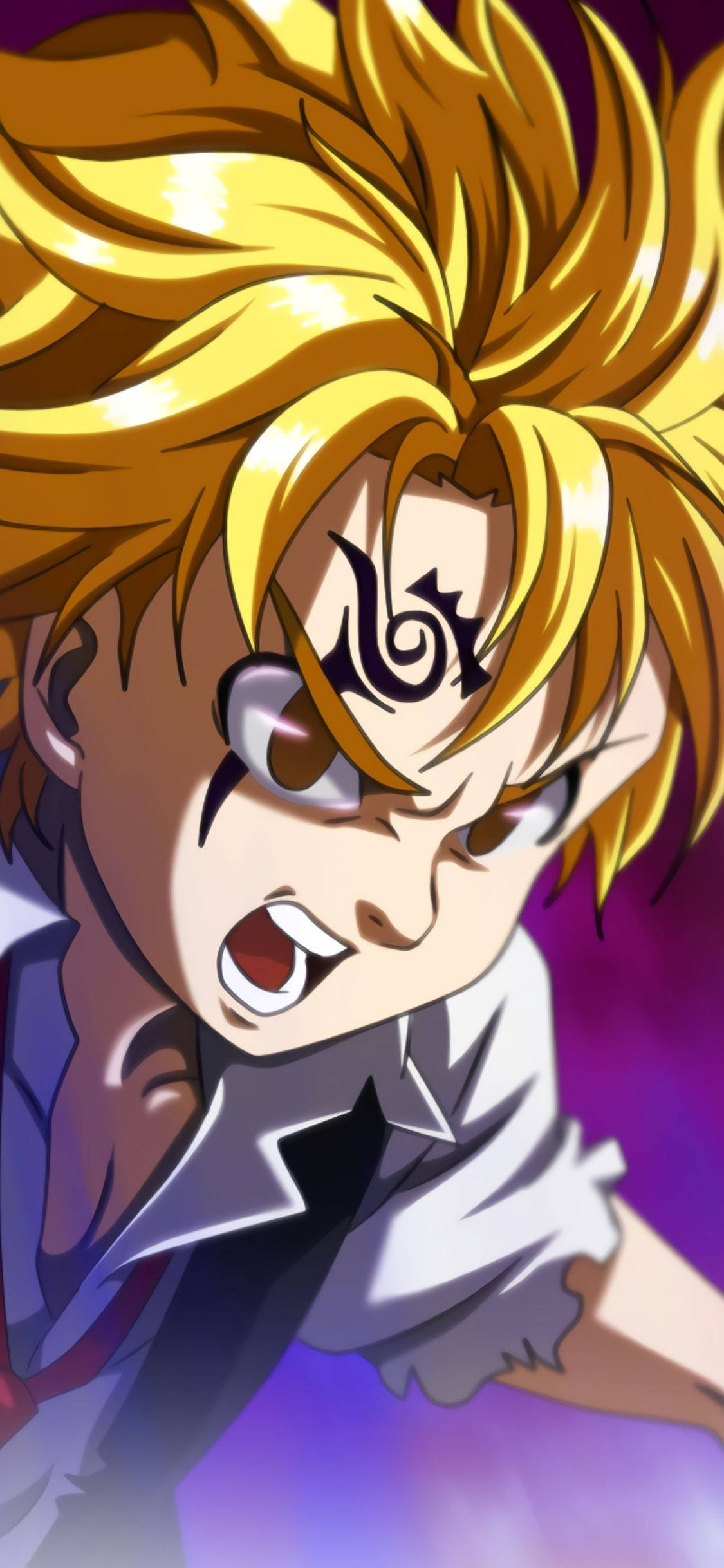 Den rasende Meliodas fra The Seven Deadly Sins Wallpapers