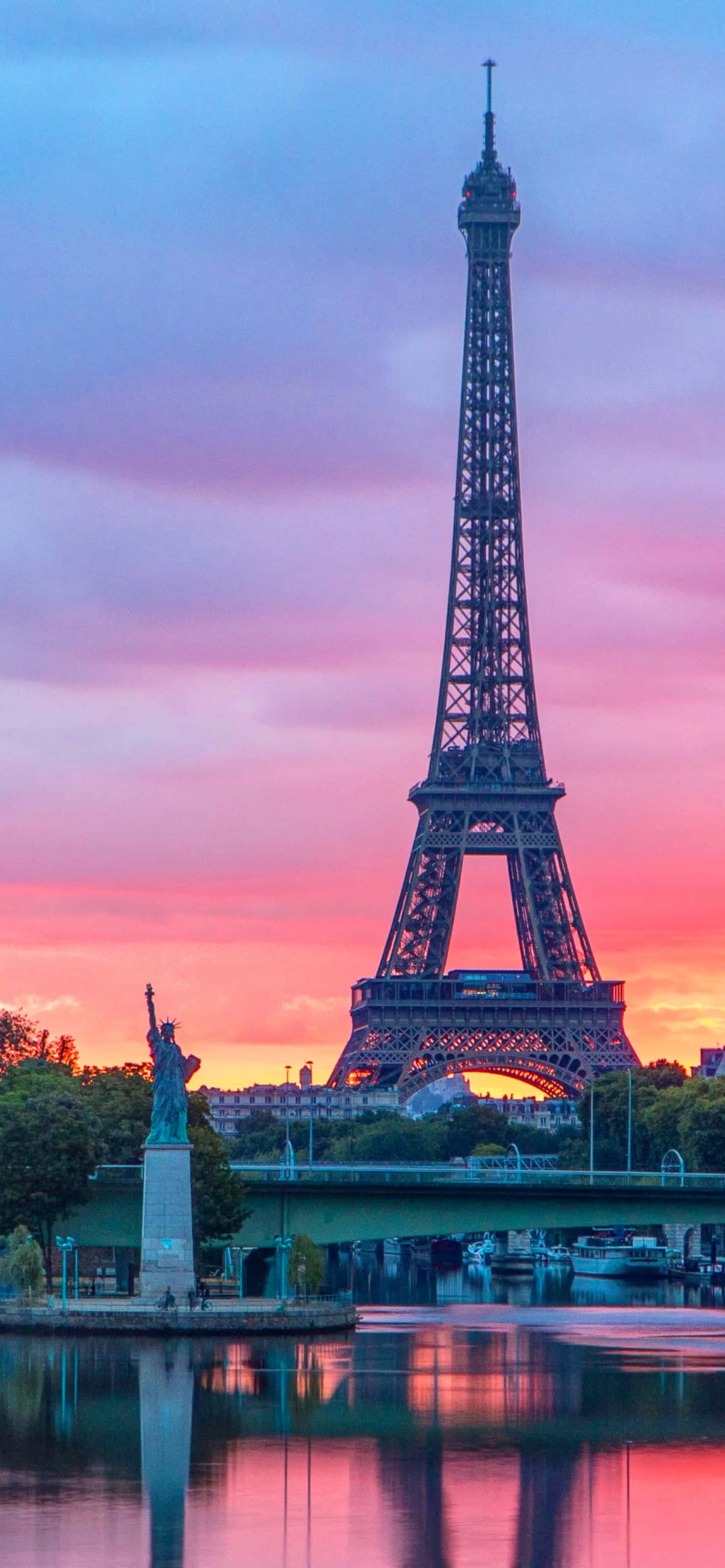 Den smukke by Paris, Frankrig. Wallpapers