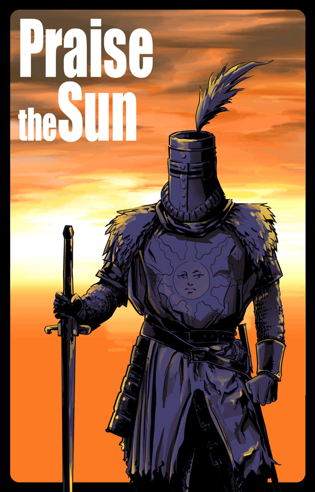 "Den Udvalgte Udøde, Solaire af Astora, låner sin styrke til sagen" Wallpapers