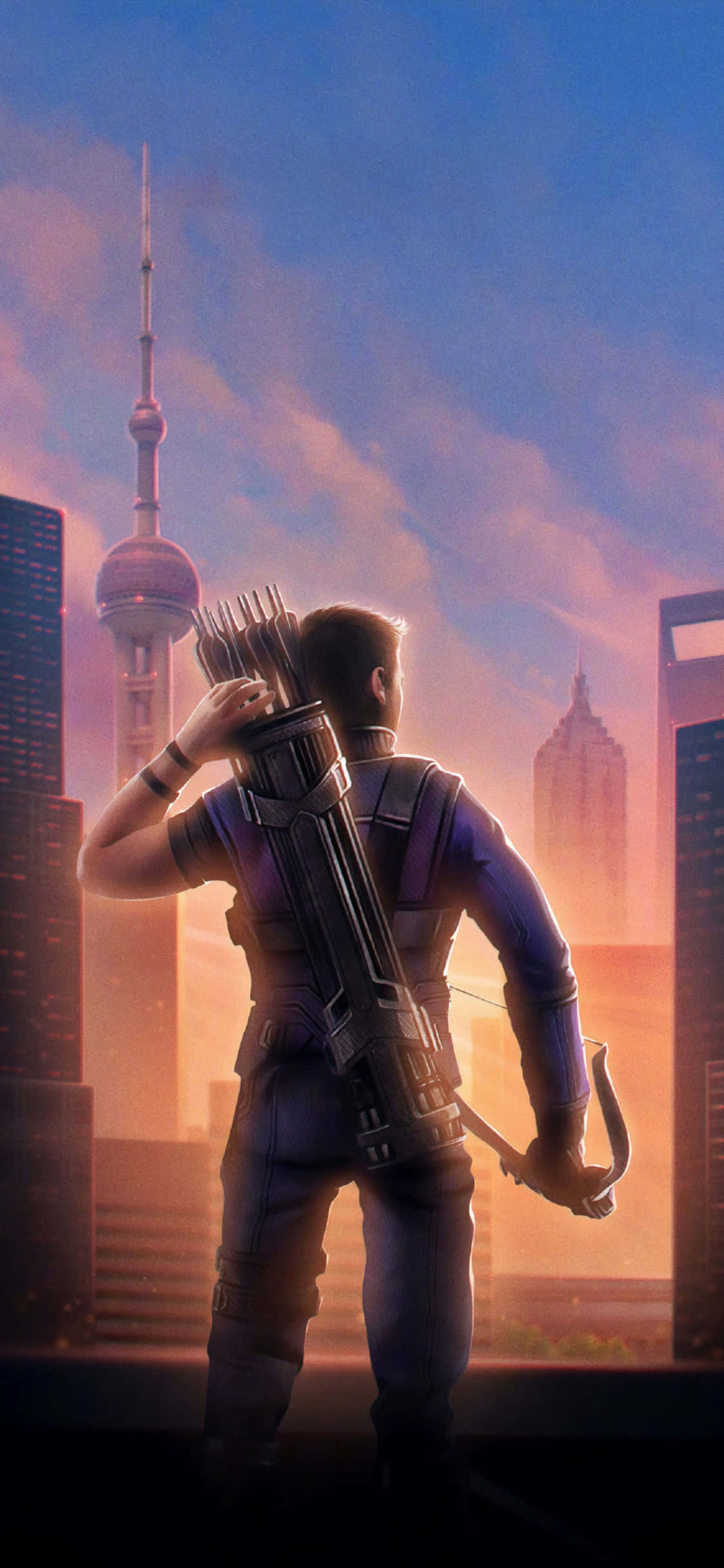 "Den ultimative beskytter, Hawkeye holder vores verden sikker." Wallpapers