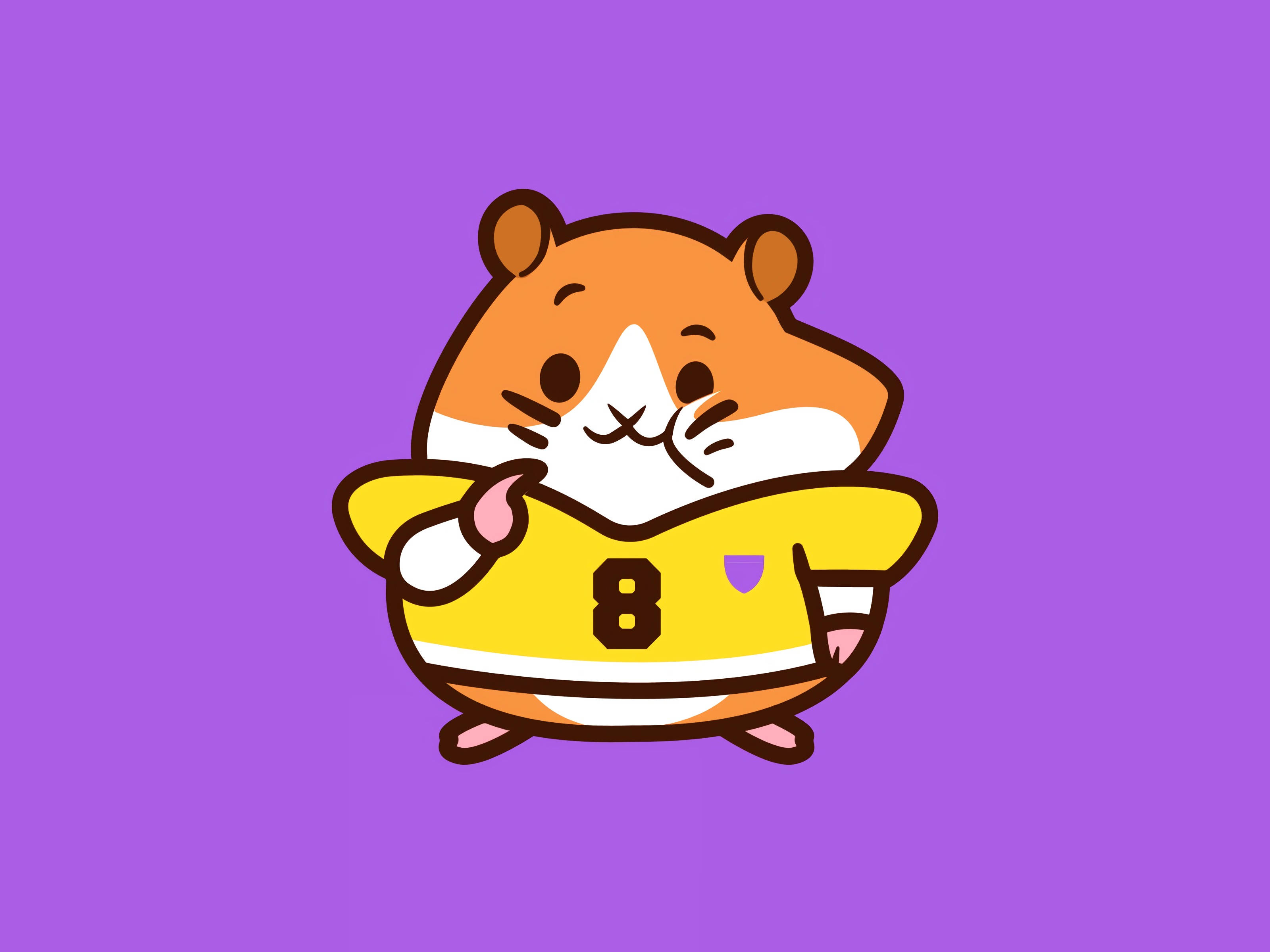 Denne lille hamster ser så sød ud! Wallpapers