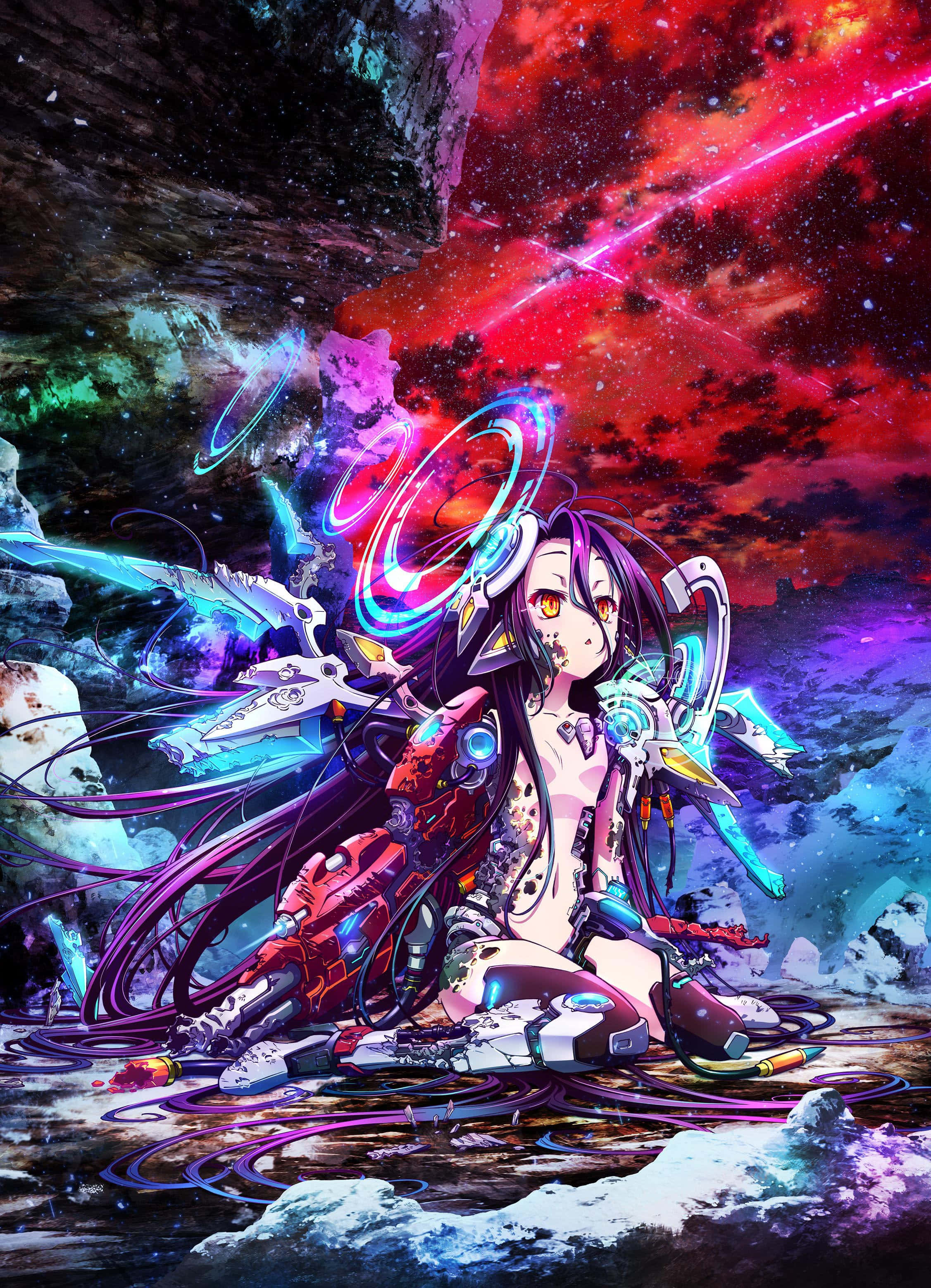 Denne smukke verden af No Game No Life, hvor alt kan ske. Wallpapers