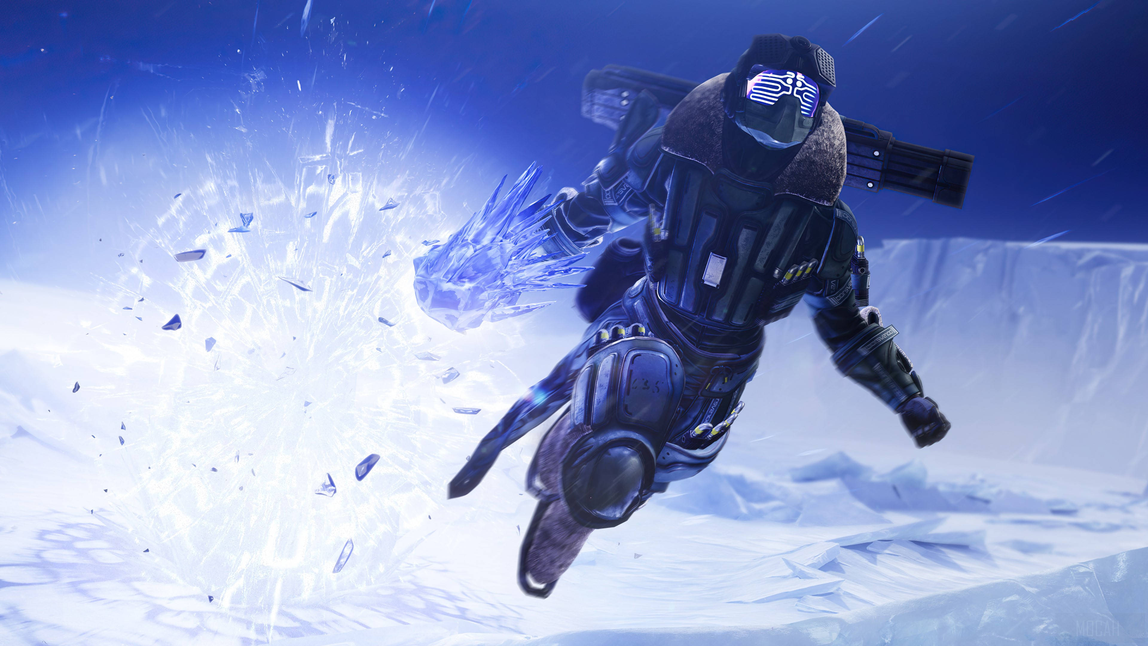 Destiny 2 Beyond Light Karakter Flyvende Wallpapers