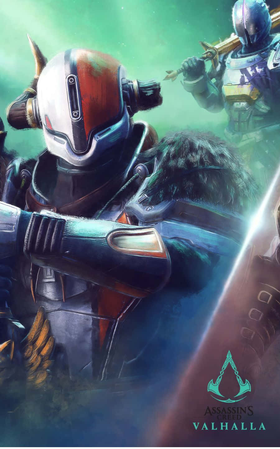 Destiny 2 Rustning 1440p Assassin's Creed Valhalla Baggrund Wallpapers