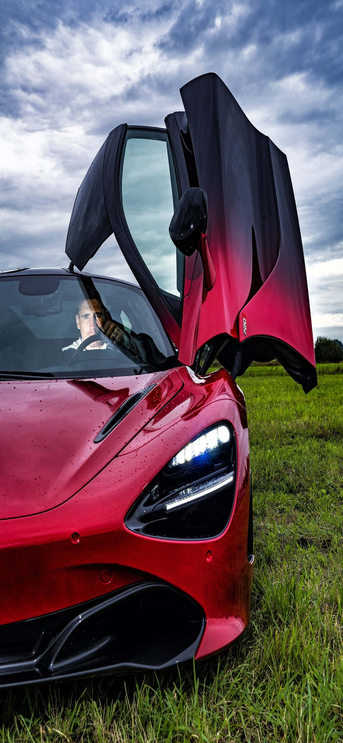 Det er et Match! iPhone X og McLaren 720s. Wallpapers