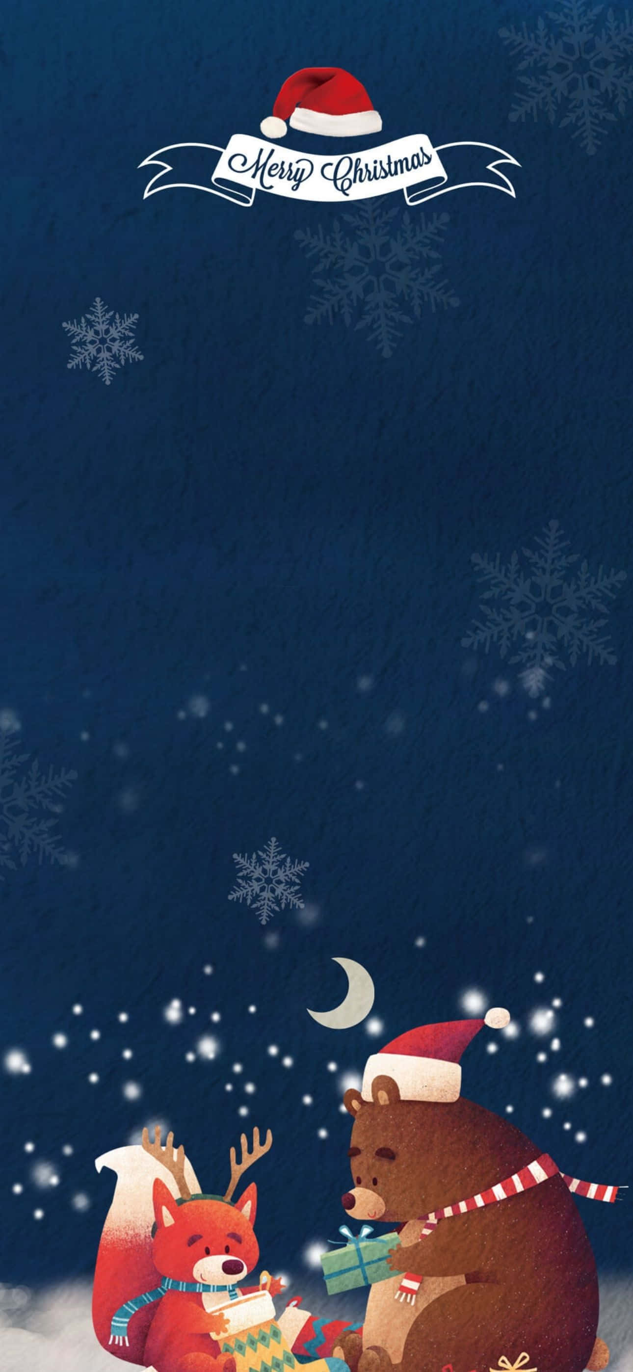 Det er juletid! Fejr med denne festlige iPhone-baggrund. Wallpapers
