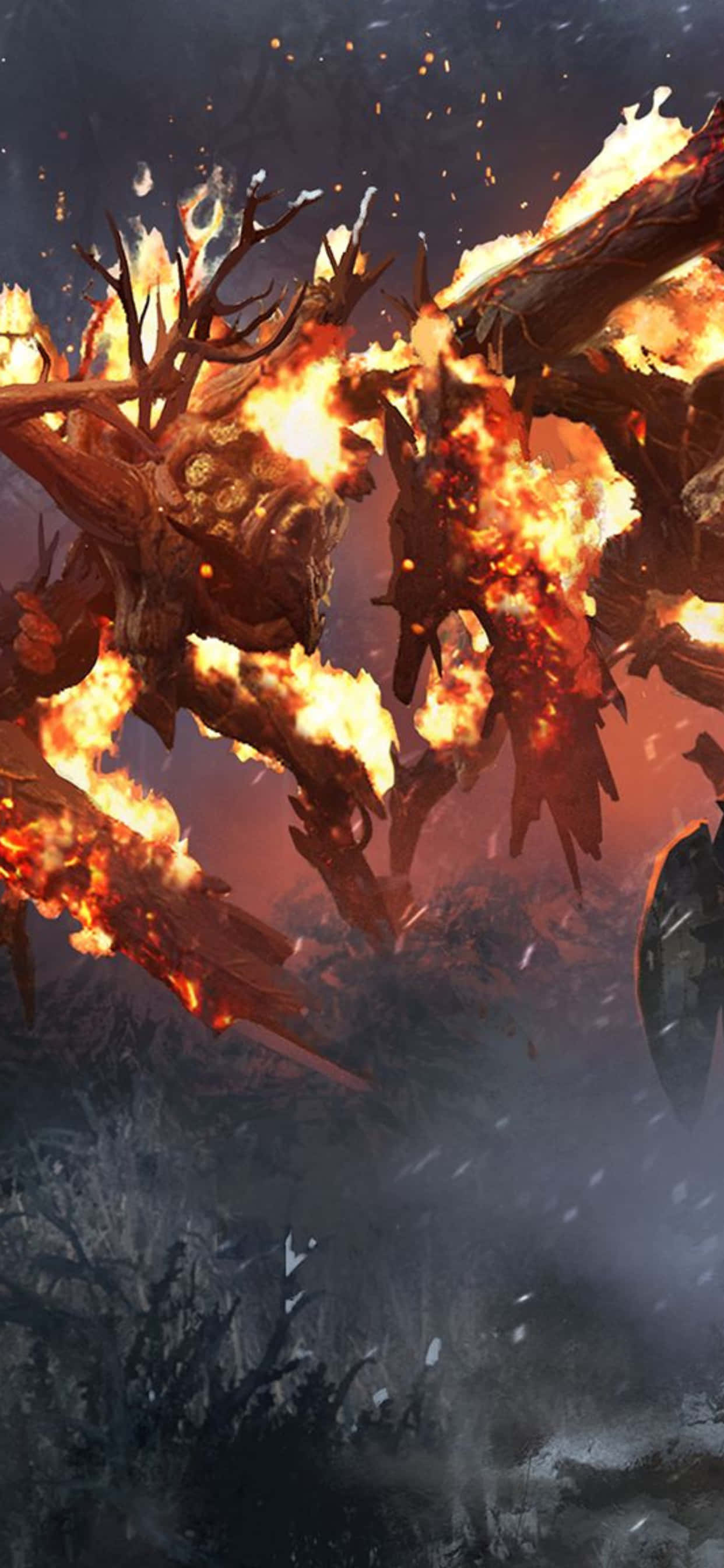 Det er tid til krig – udkæmp episke slag i iPhone Xs Max Total War Attila Wallpapers