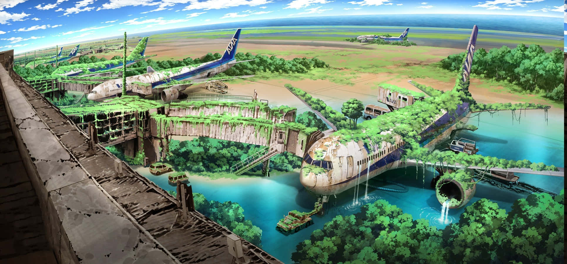 Det fornyede anime-landskab Wallpapers