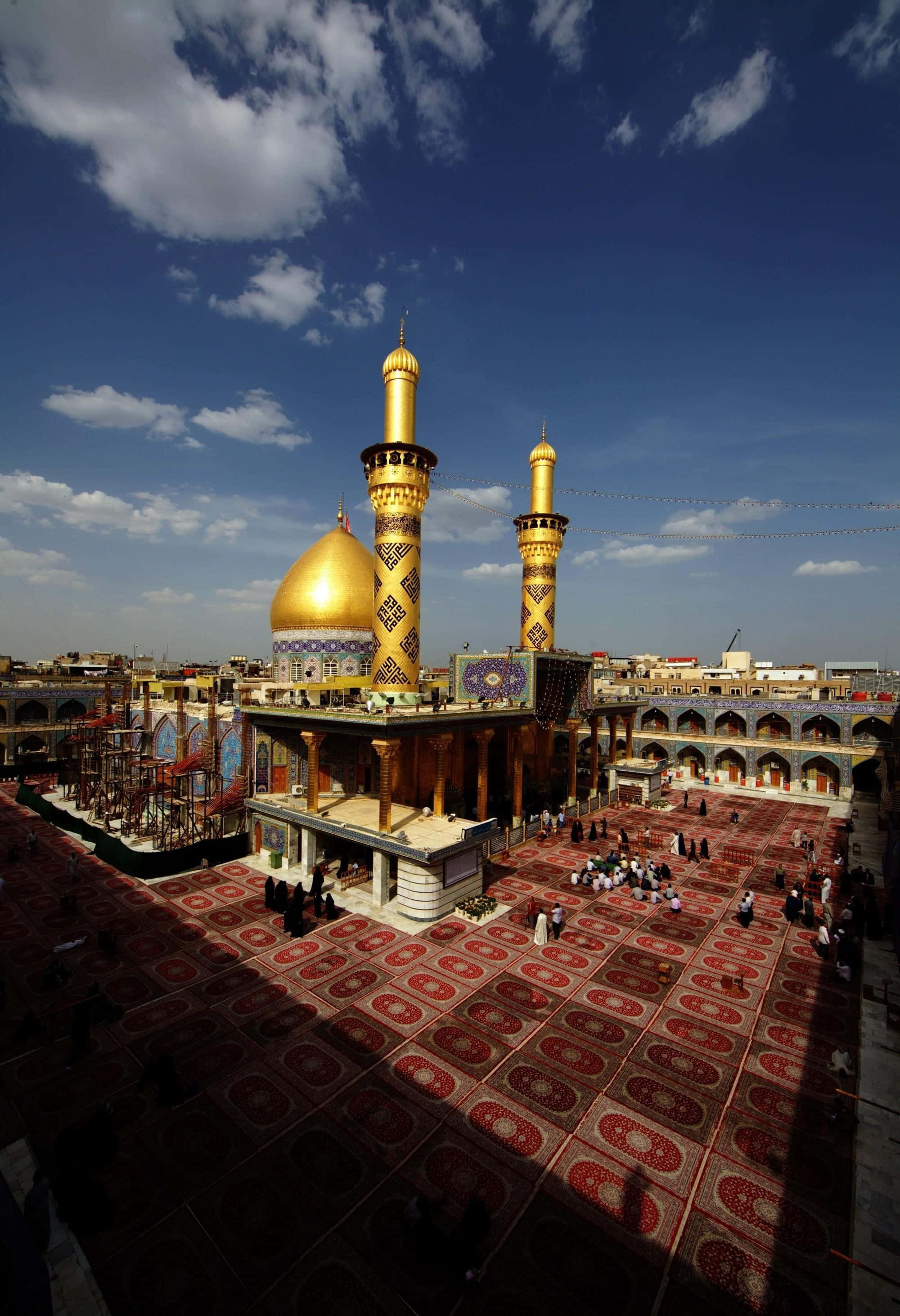 Det fredfyldte landskab i Karbala ved skumring Wallpapers