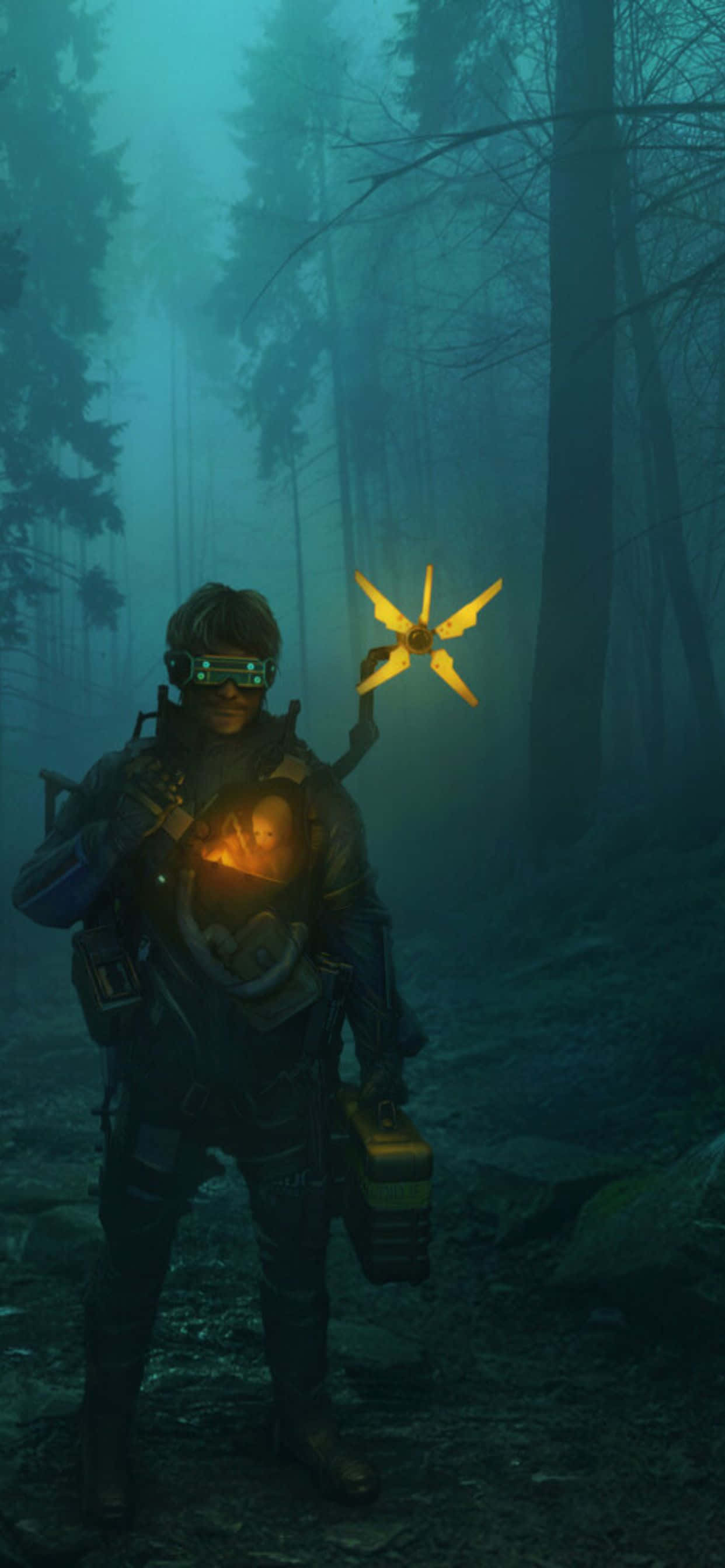 Det ikoniske spil "Death Stranding" nu på iPhone Xs Max Wallpapers