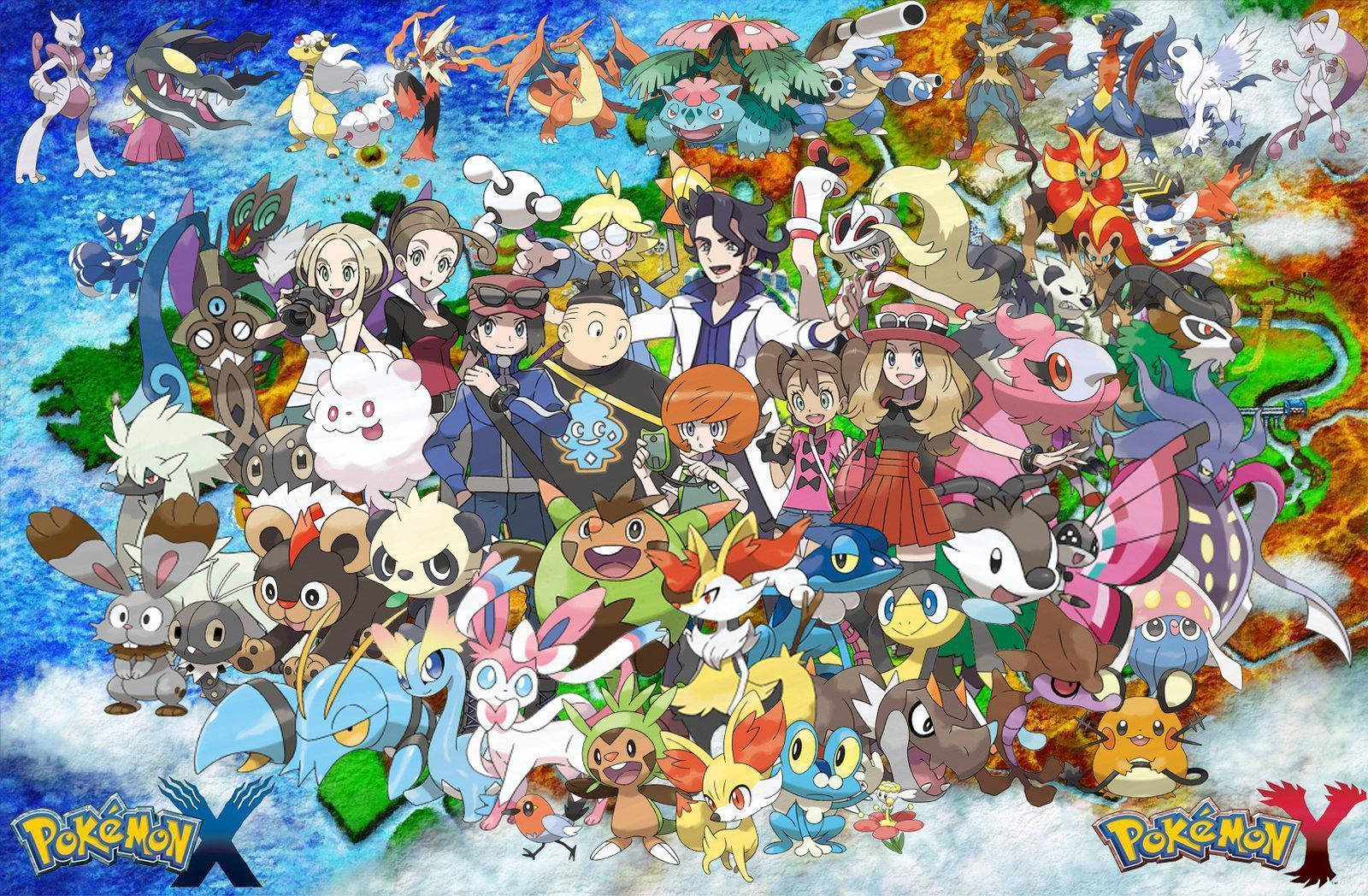 HD Pokémon Karakterer desktop wallpaper. — Pikachu Wallpapers