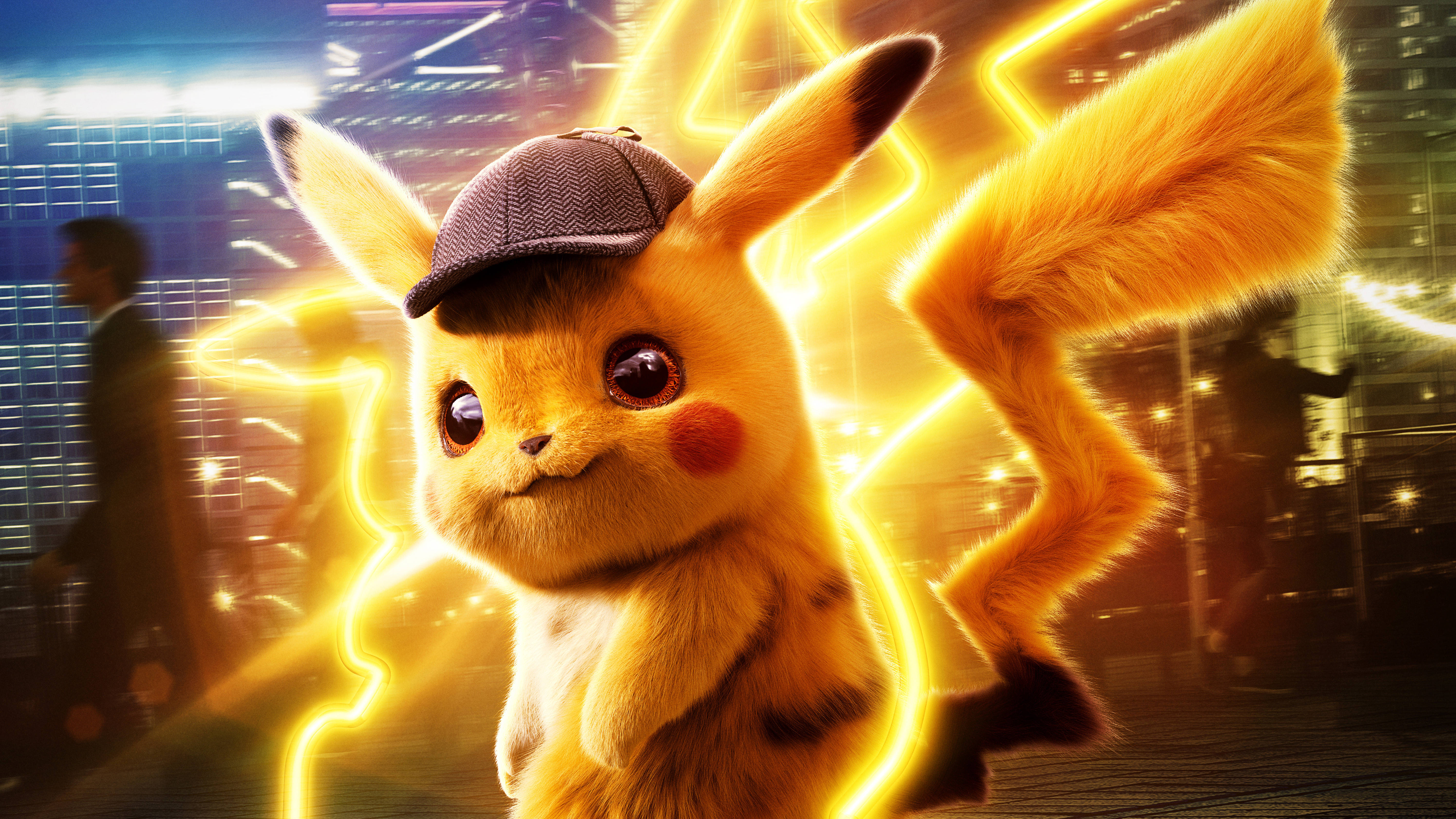 Detektiv Pikachu 4K Baggrund Wallpapers
