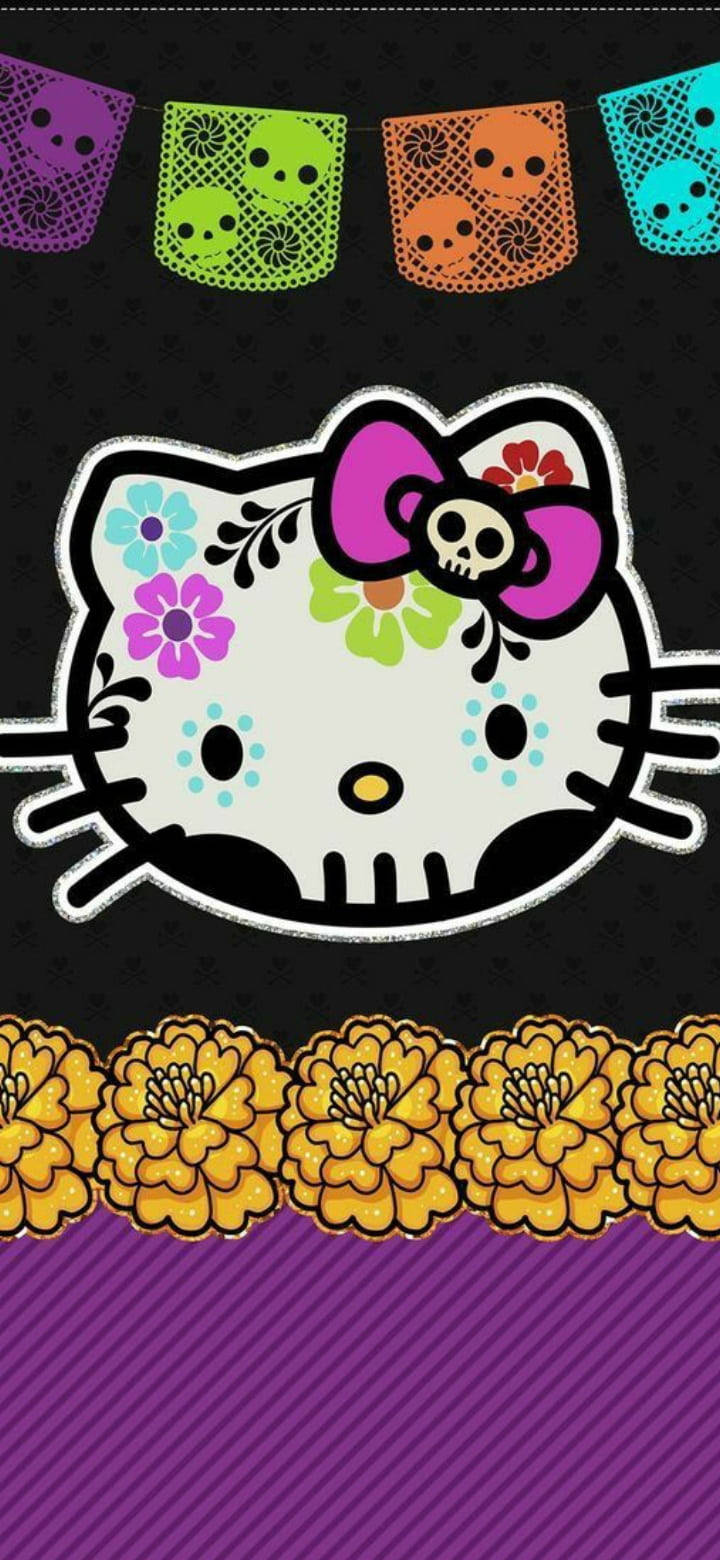 Dia De Los Muertos Sort Hello Kitty Wallpapers