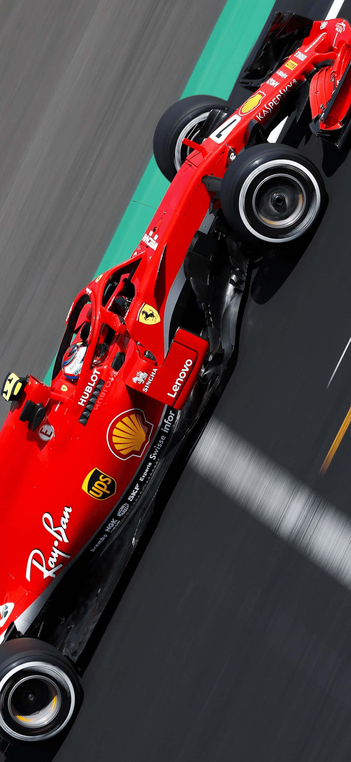 Diagonal Speed iPhone Xs F1 2018 Baggrund Wallpapers