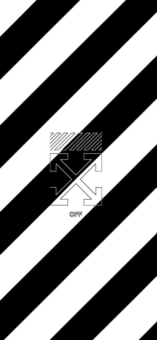 Diagonal stribemønster Off White iPhone Wallpapers