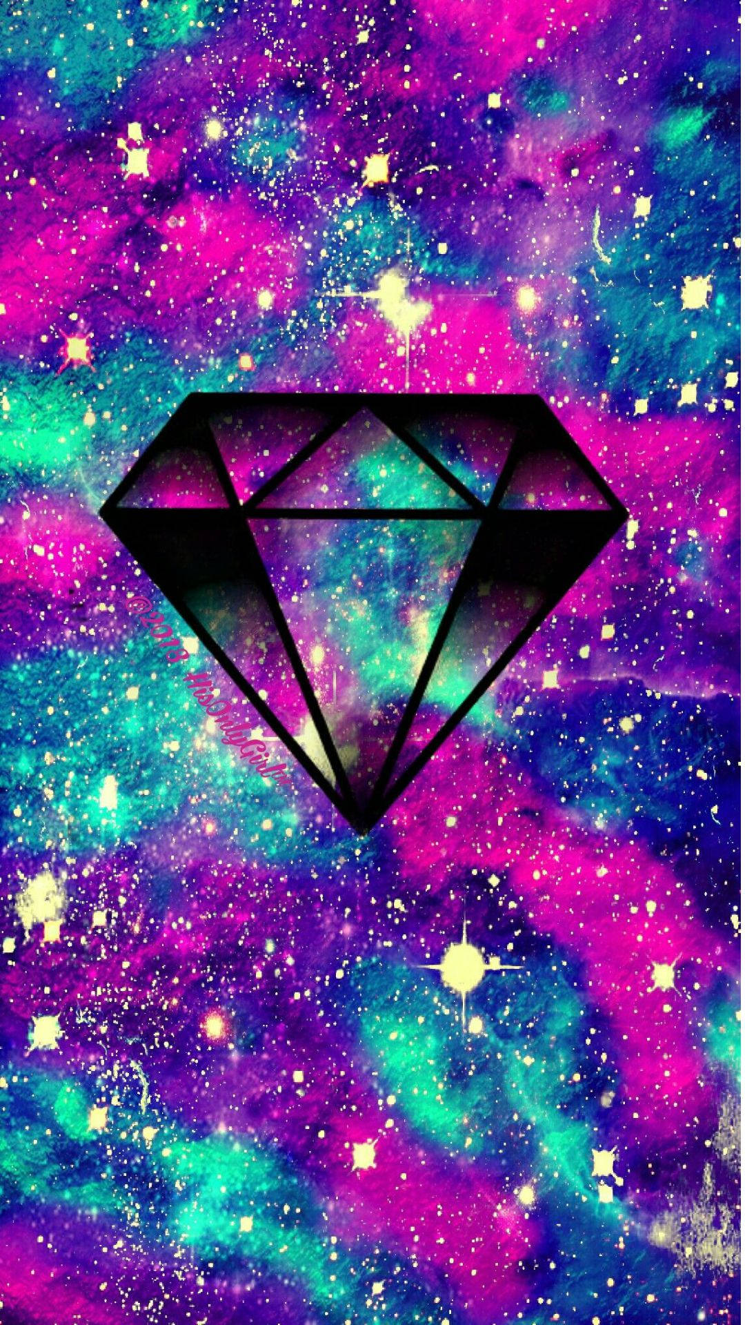 Diamant i sød galakse Wallpapers