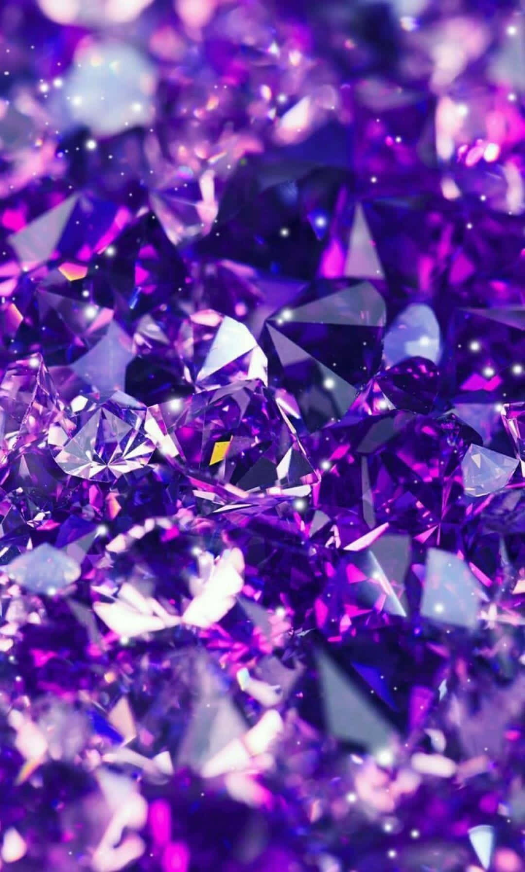 Diamantens glans afspejler æstetikkens skønhed Wallpapers